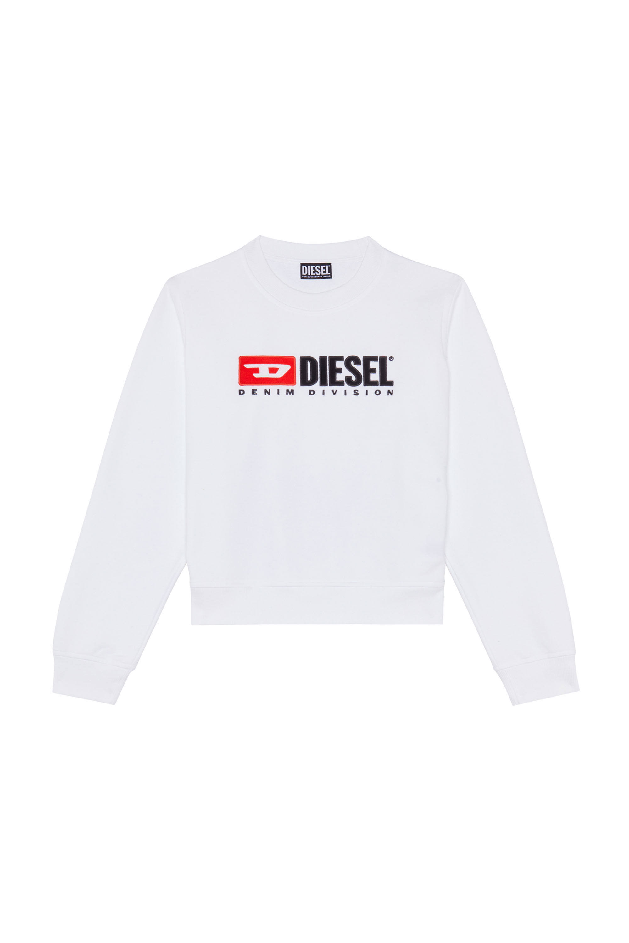 Diesel - F-REGGY-DIV, Female's Denim Division sweatshirt in ホワイト - 2