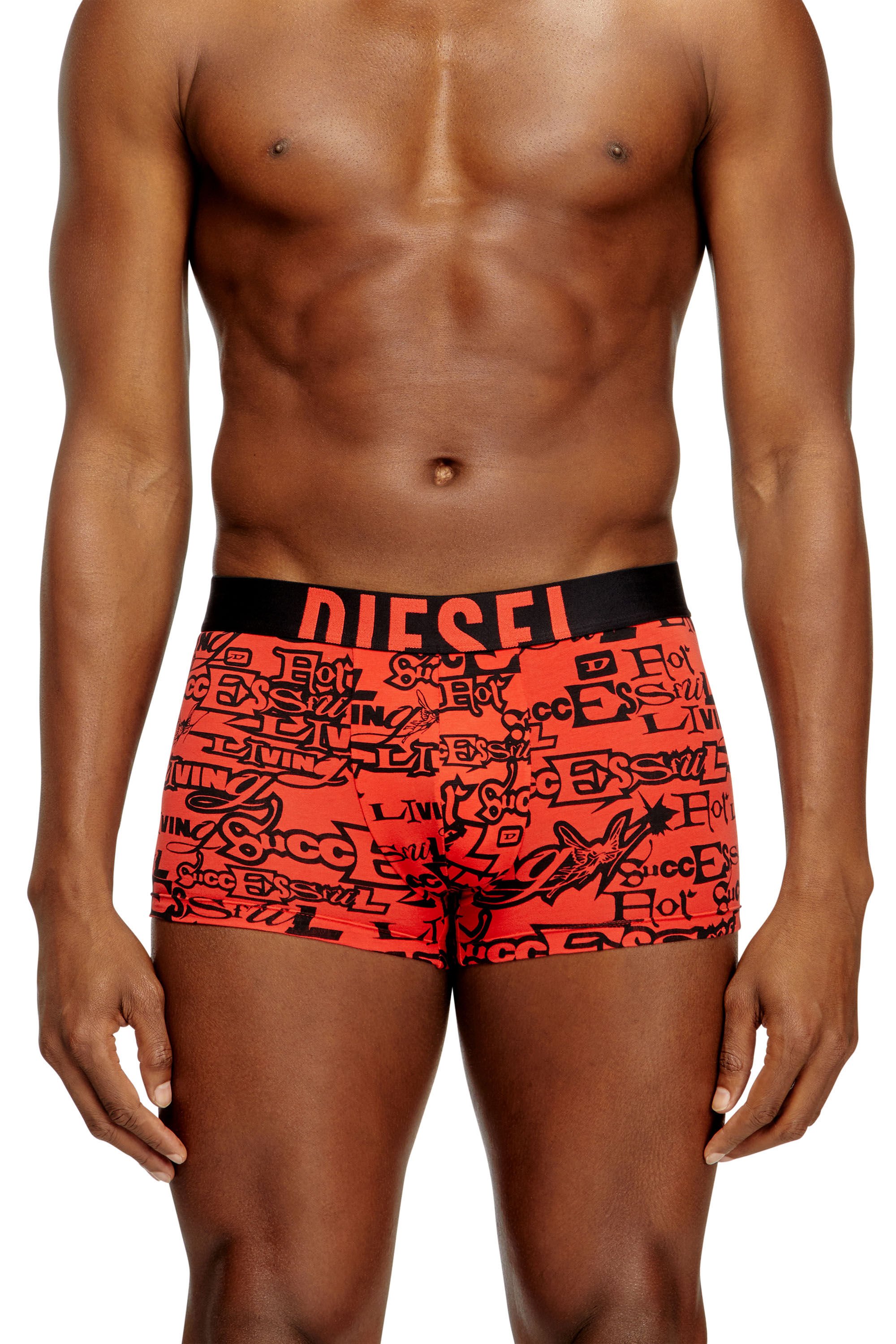 Diesel - DAMIEN-D-POP-40, Male's ボクサーパンツ in レッド - 3