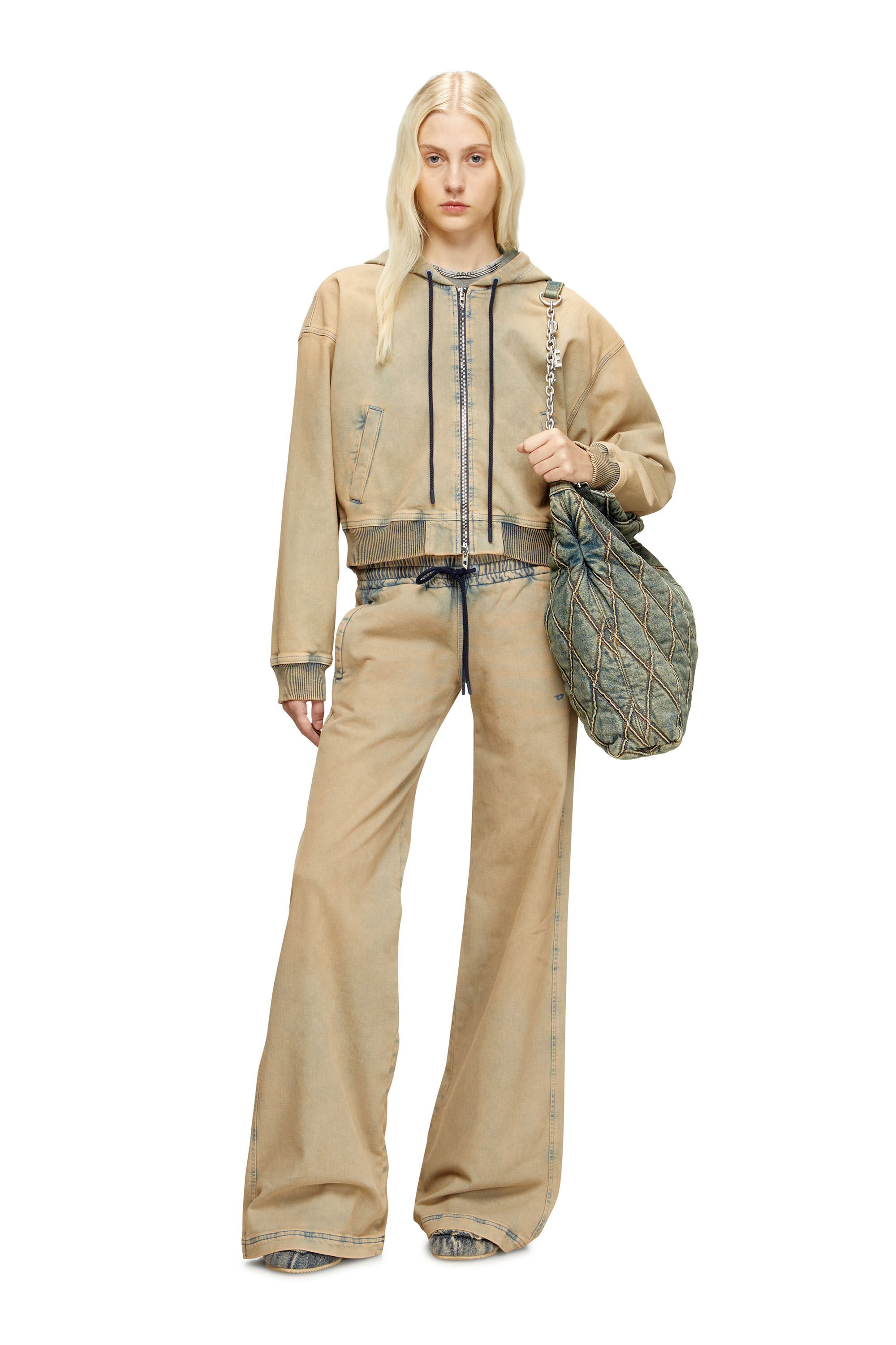 Diesel - Female's Relaxed 2078 D-Ainty Joggjeans® 09M33, ブルー/ベージュ - 1