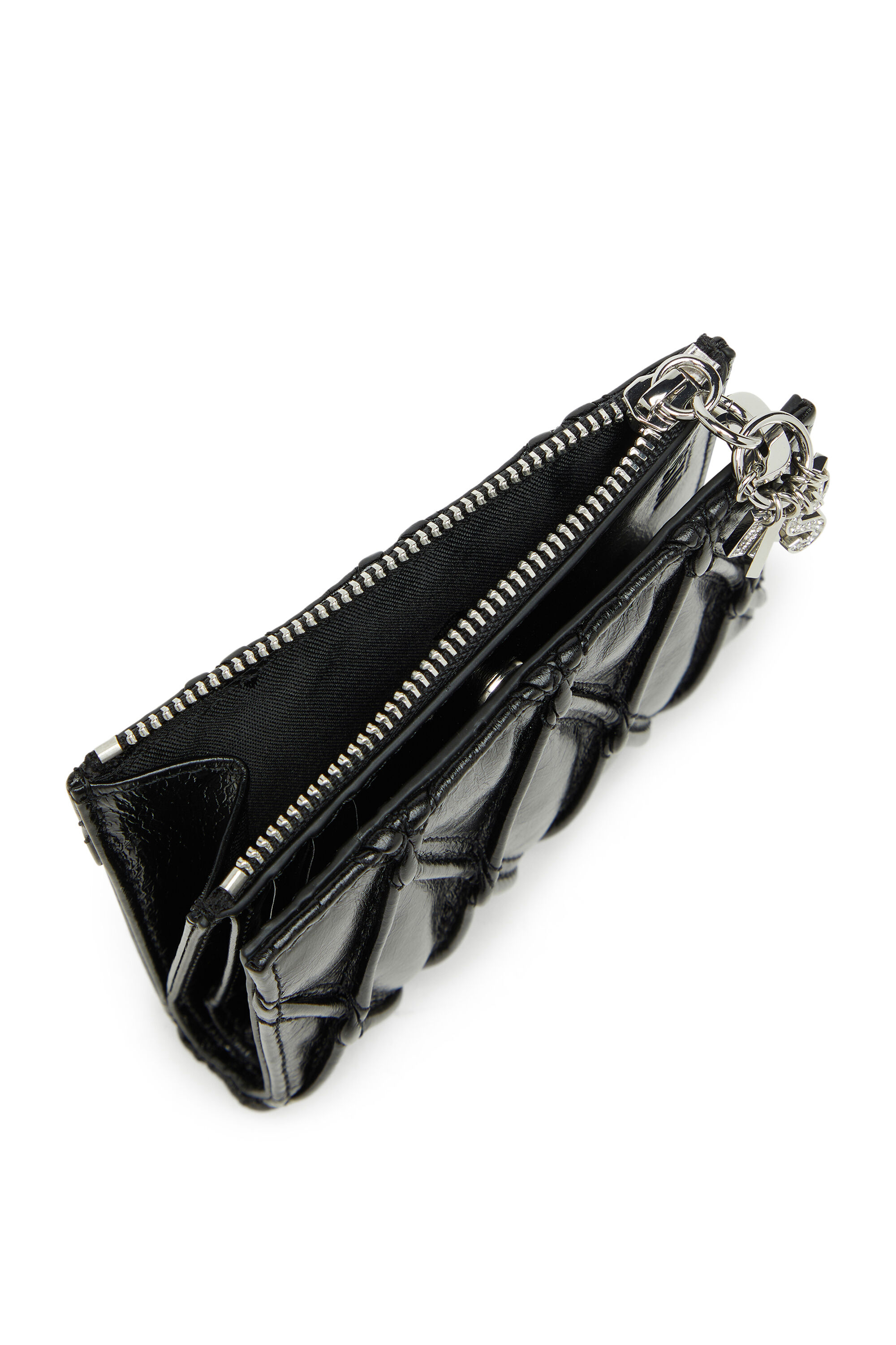 Diesel - D-CHARMS BI FOLD ZIP II, Female's 二つ折りウォレット in ブラック - 4