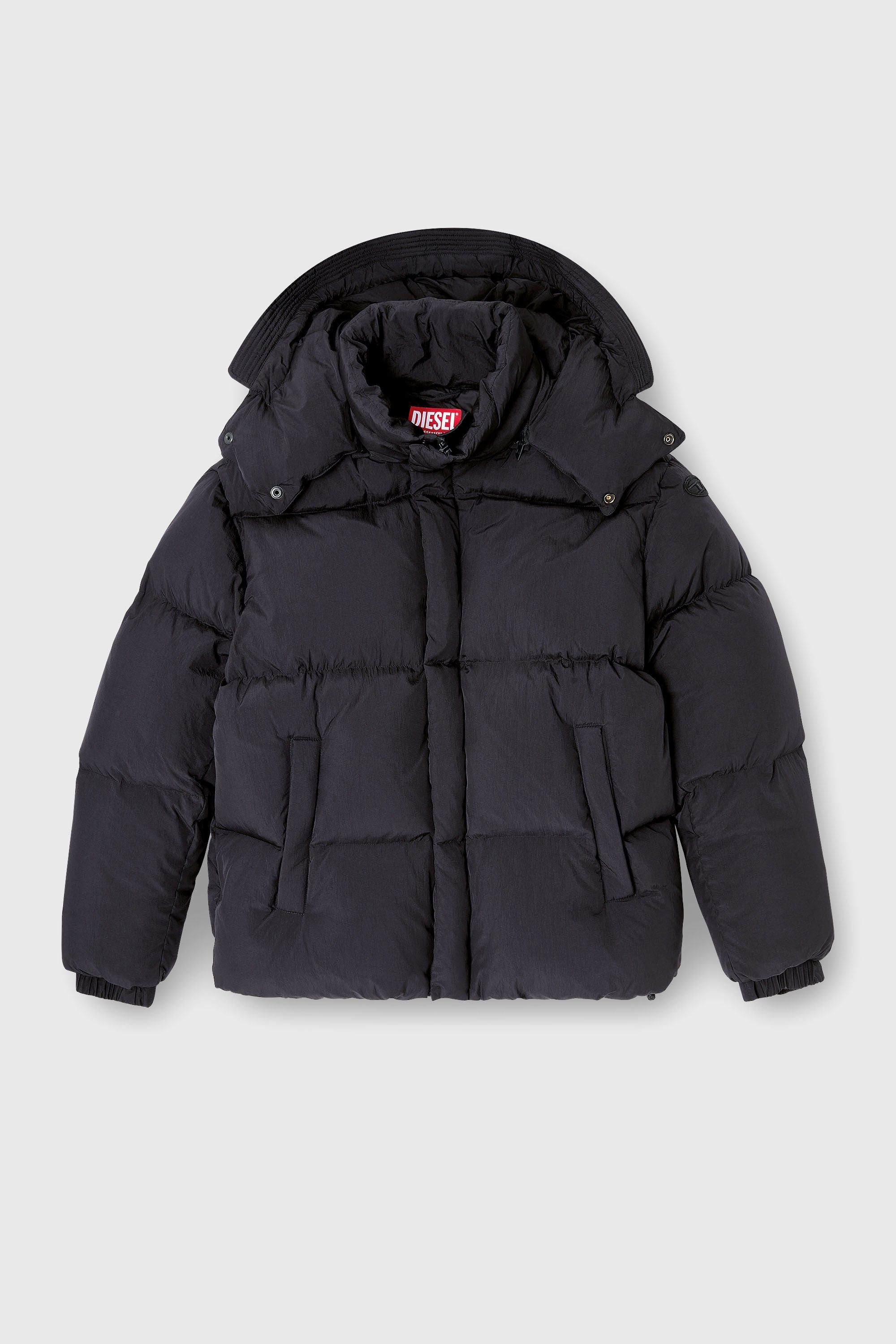 Diesel - W-ROLFYS-WRD, Male's ダウンジャケット in ダークグレー - 2