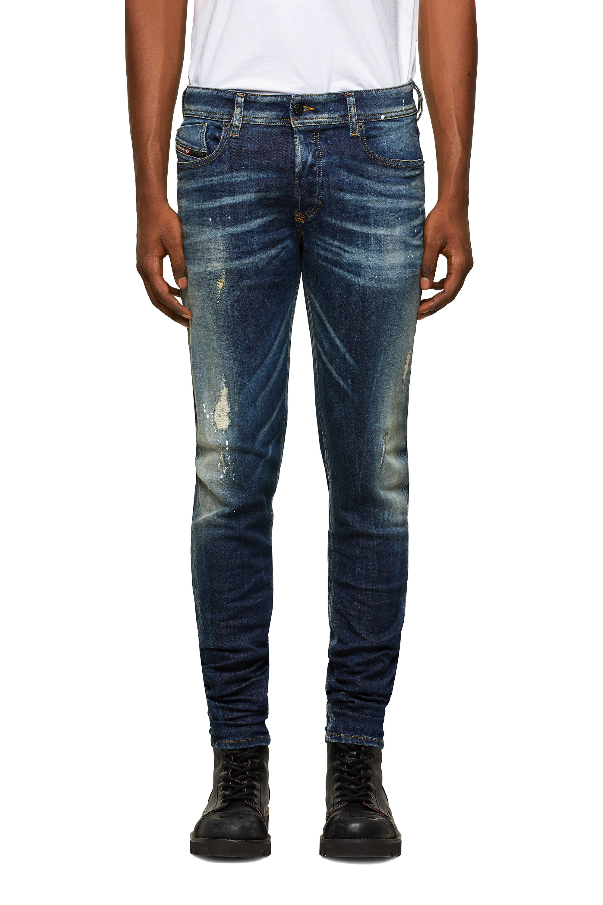 Diesel - 1979 SLEENKER 0097L Skinny Jeans, ダークブルー - Image 2