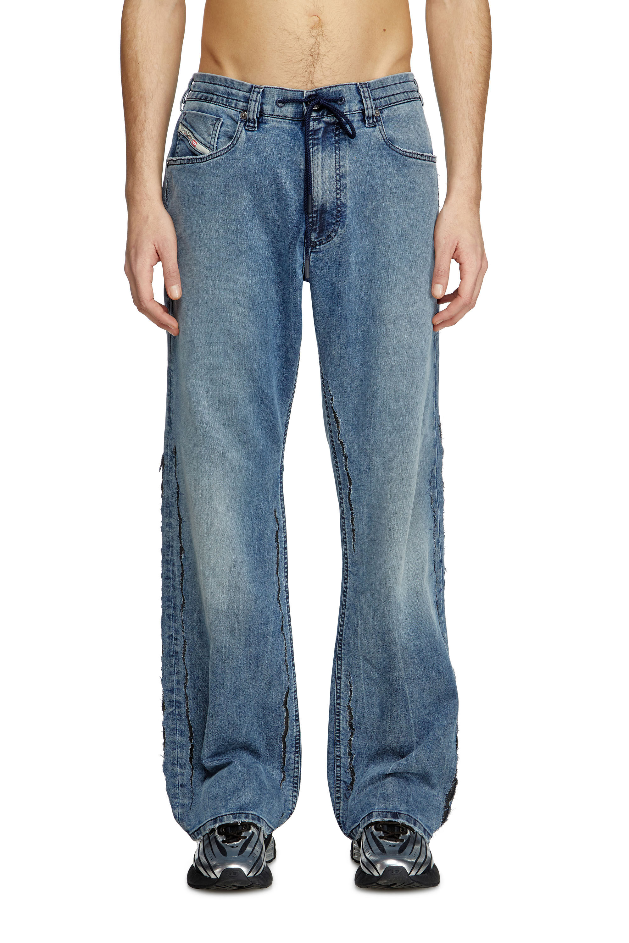 Diesel - Male's Relaxed 2080 D-Reel Joggjeans® 09K64, ミディアムブルー - 3