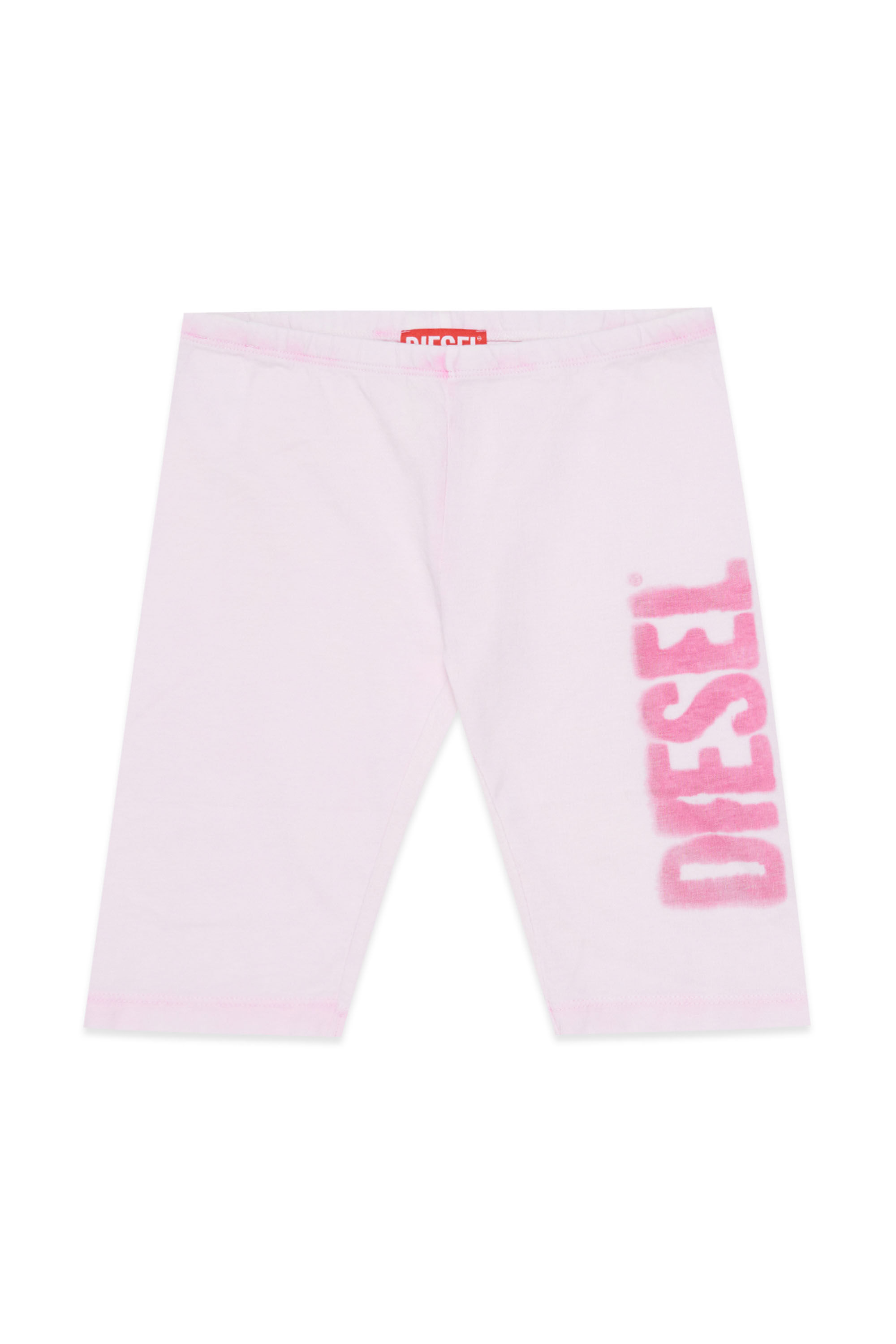Diesel - PYCIL, Female's キッズ ショートパンツ ロゴ in ピンク / ホワイト - 1