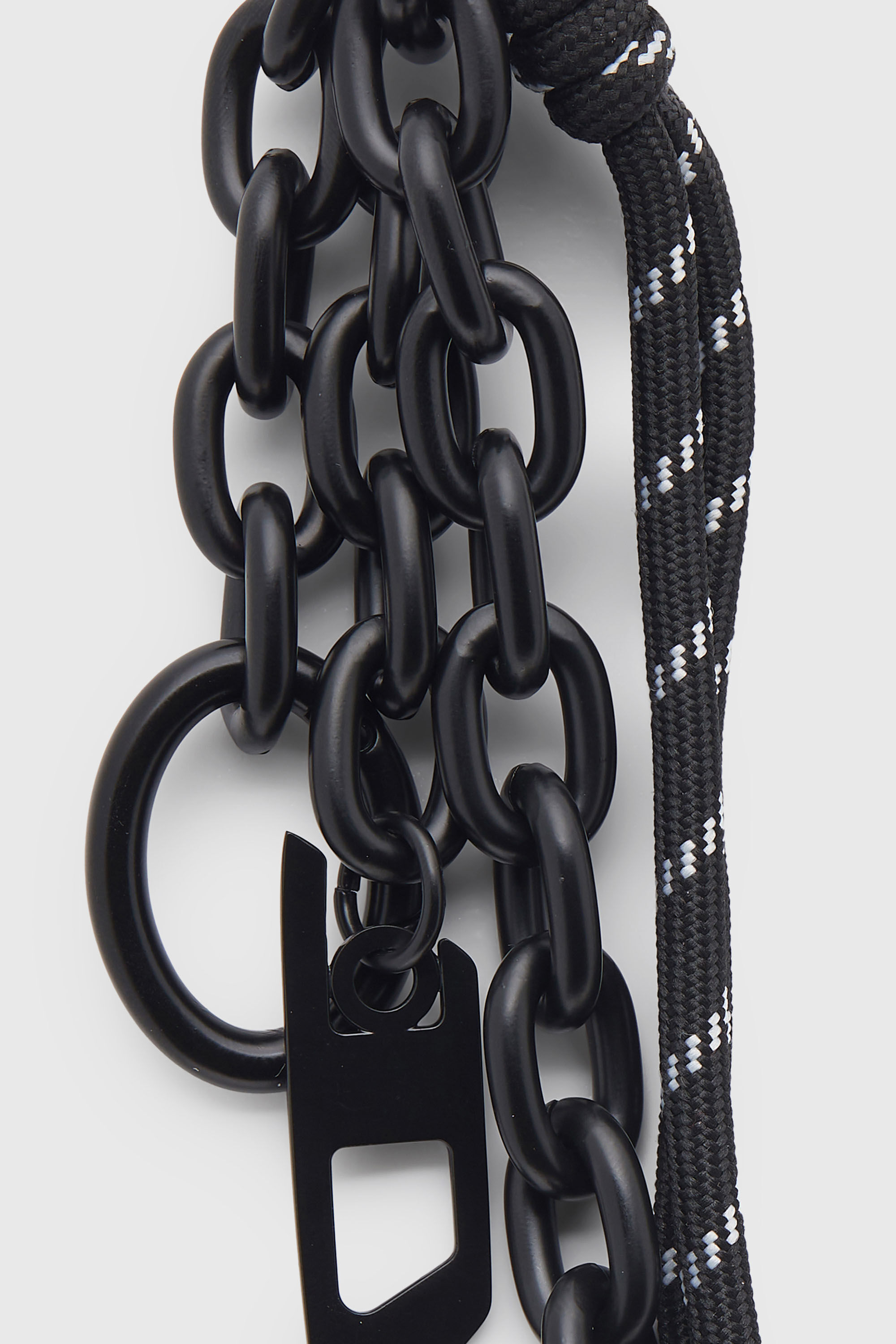 Diesel - CHAIN-D L, Unisex's Charm in chain and rope in ブラック - 2