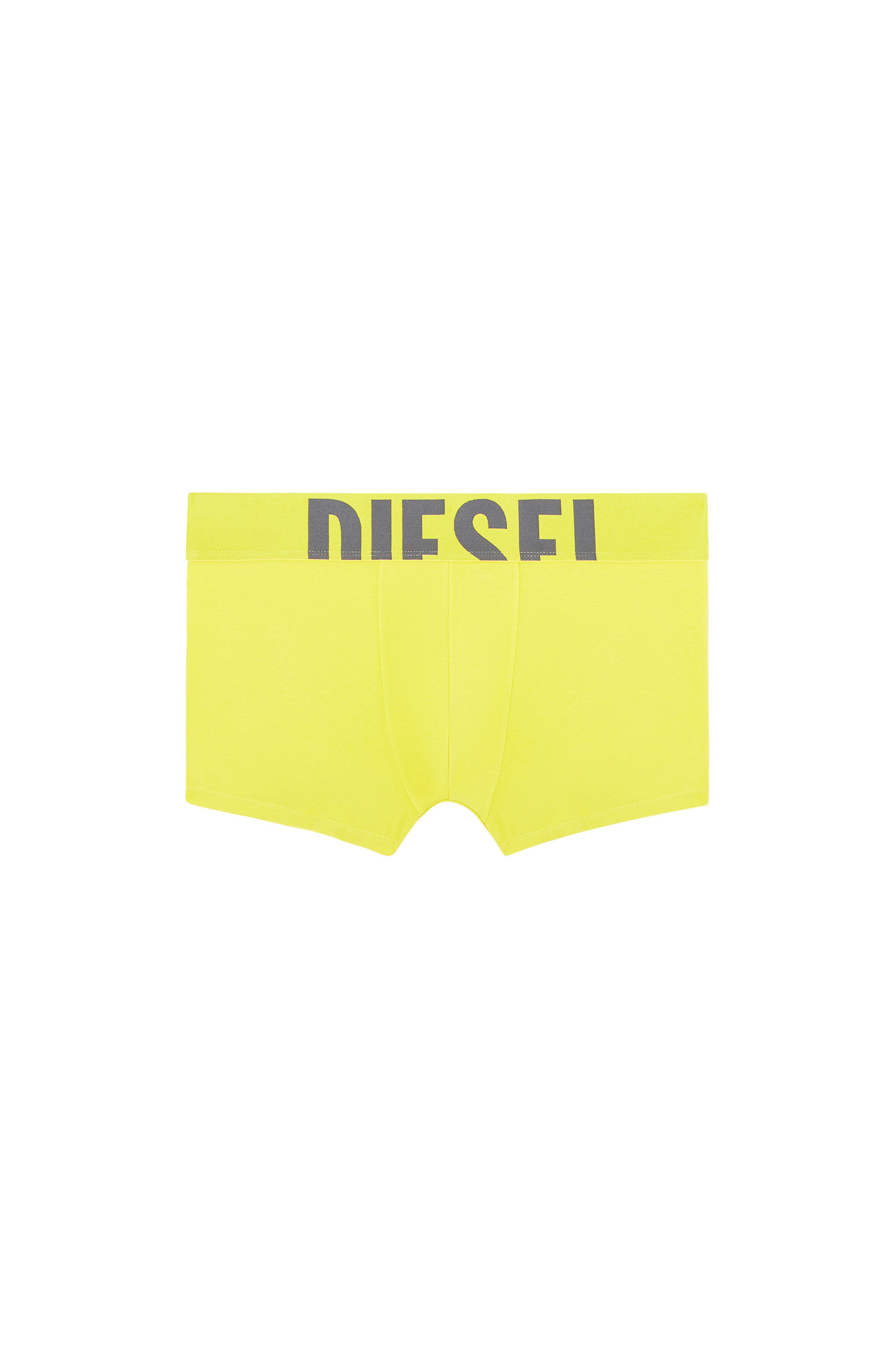 Diesel - DAMIEN-D-POP-55, Male's Boxer briefs with cut-off logo in 蛍光グリーン - 2
