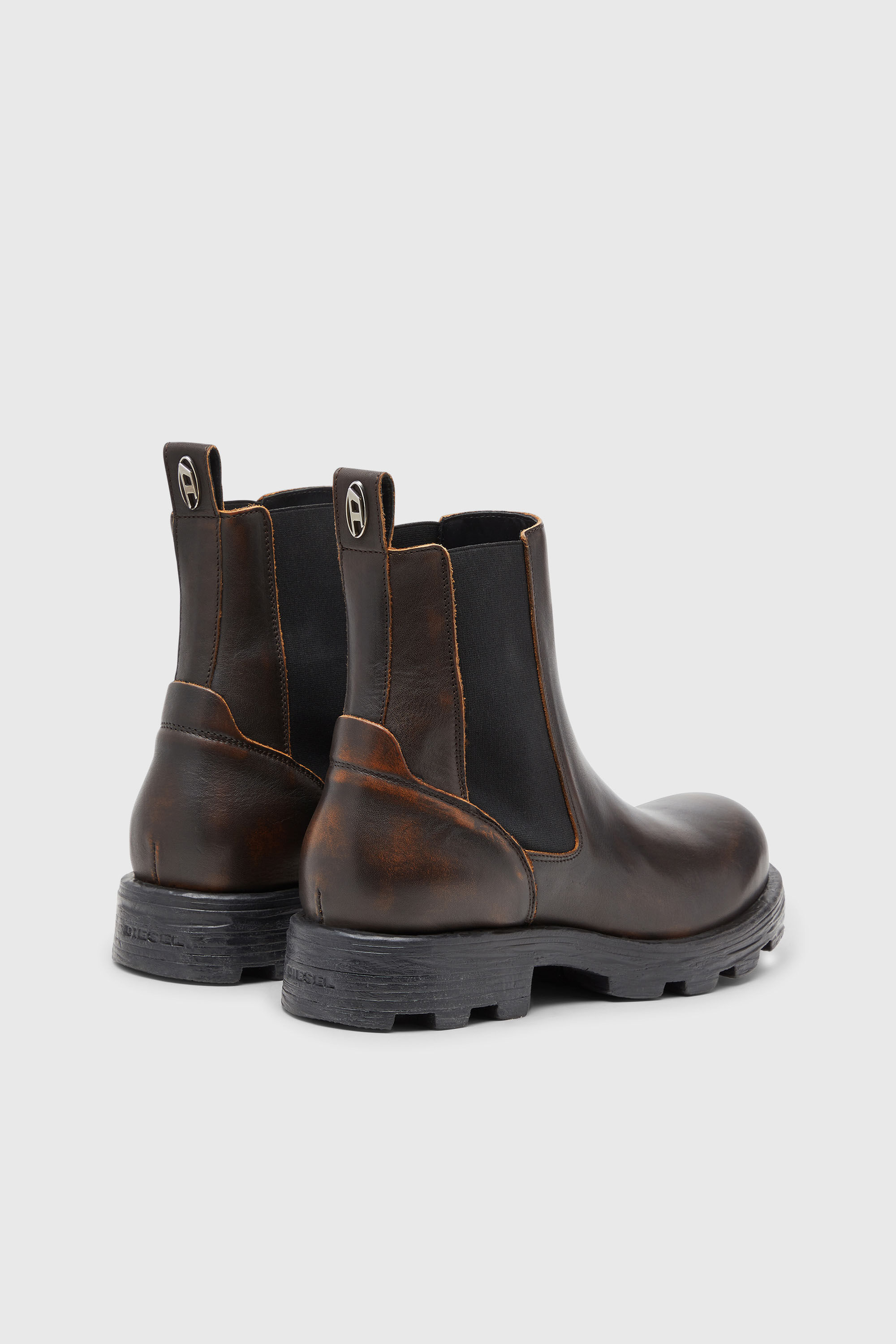 値下げ‼️【美品】DIESEL スエード チェルシーブーツ ブラウン D-HAMMER CH チェルシーブーツ｜ブラウン｜メンズ｜DIESEL