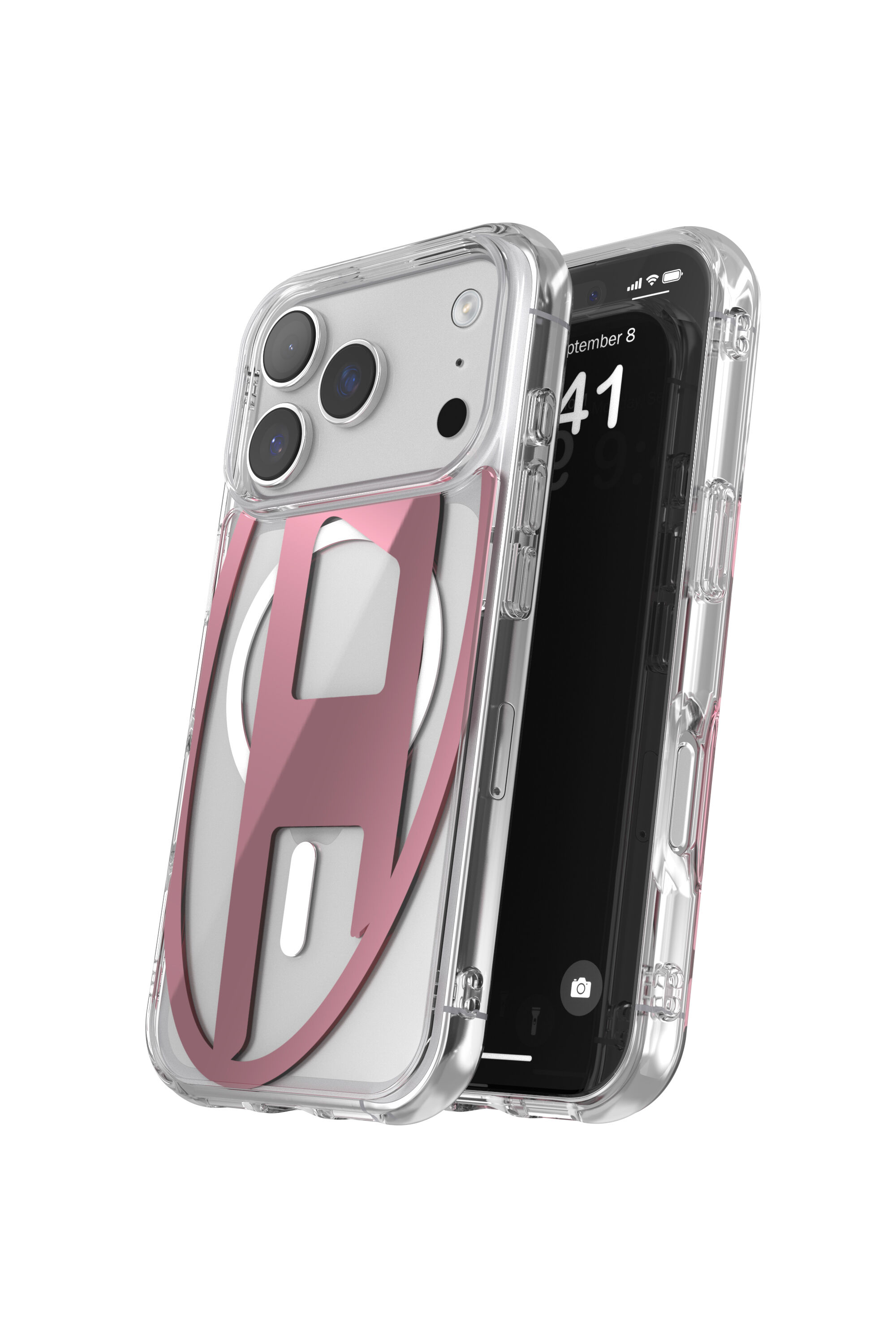 Diesel - 60421 AOP CASE, Unisex's IPHONE 17 PRO in ピンク / ホワイト - 3