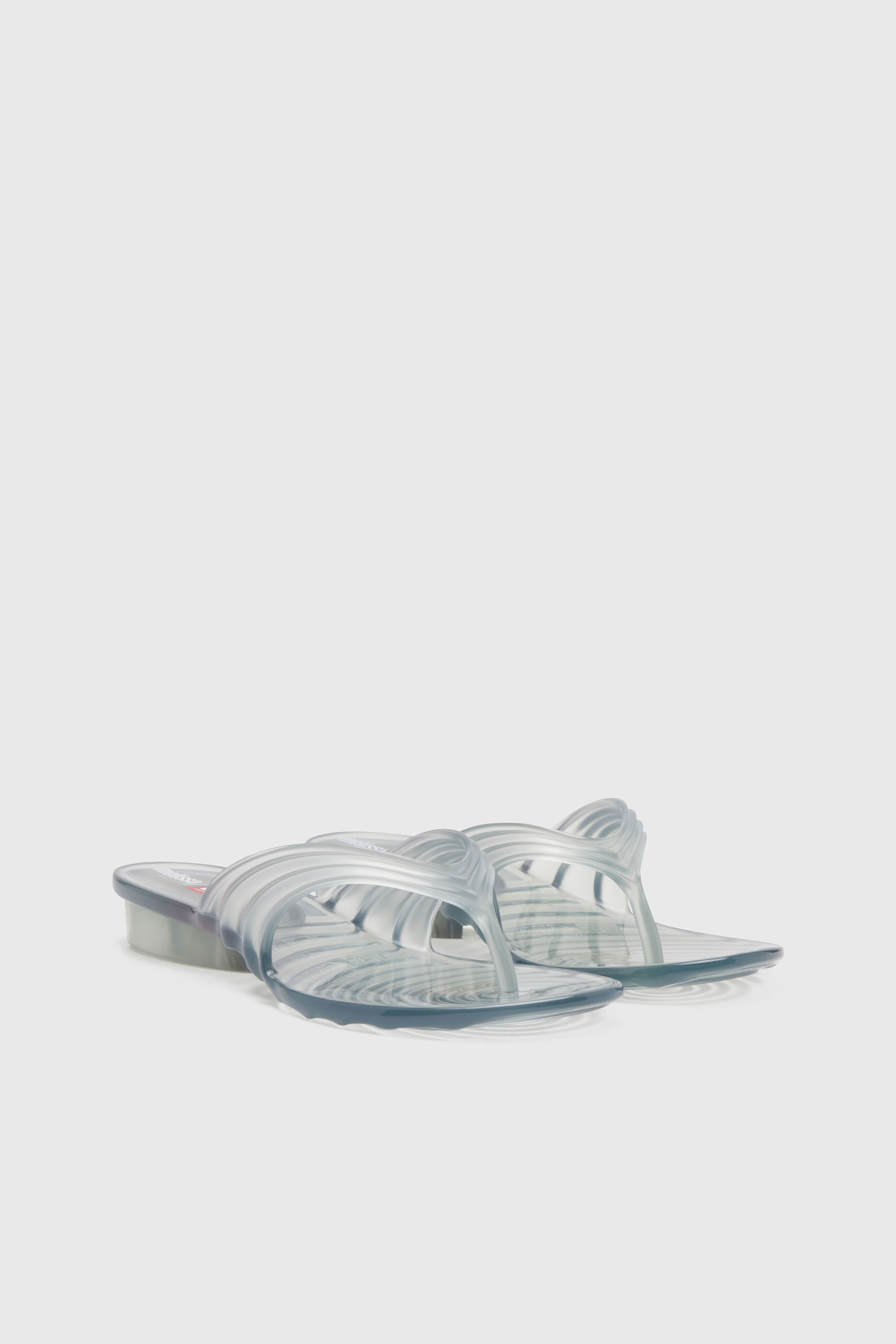 Diesel - MELISSA QUANTUM THONG, Female's Sculptural flip-flops in Melflex&reg; in ライトグレー - 3