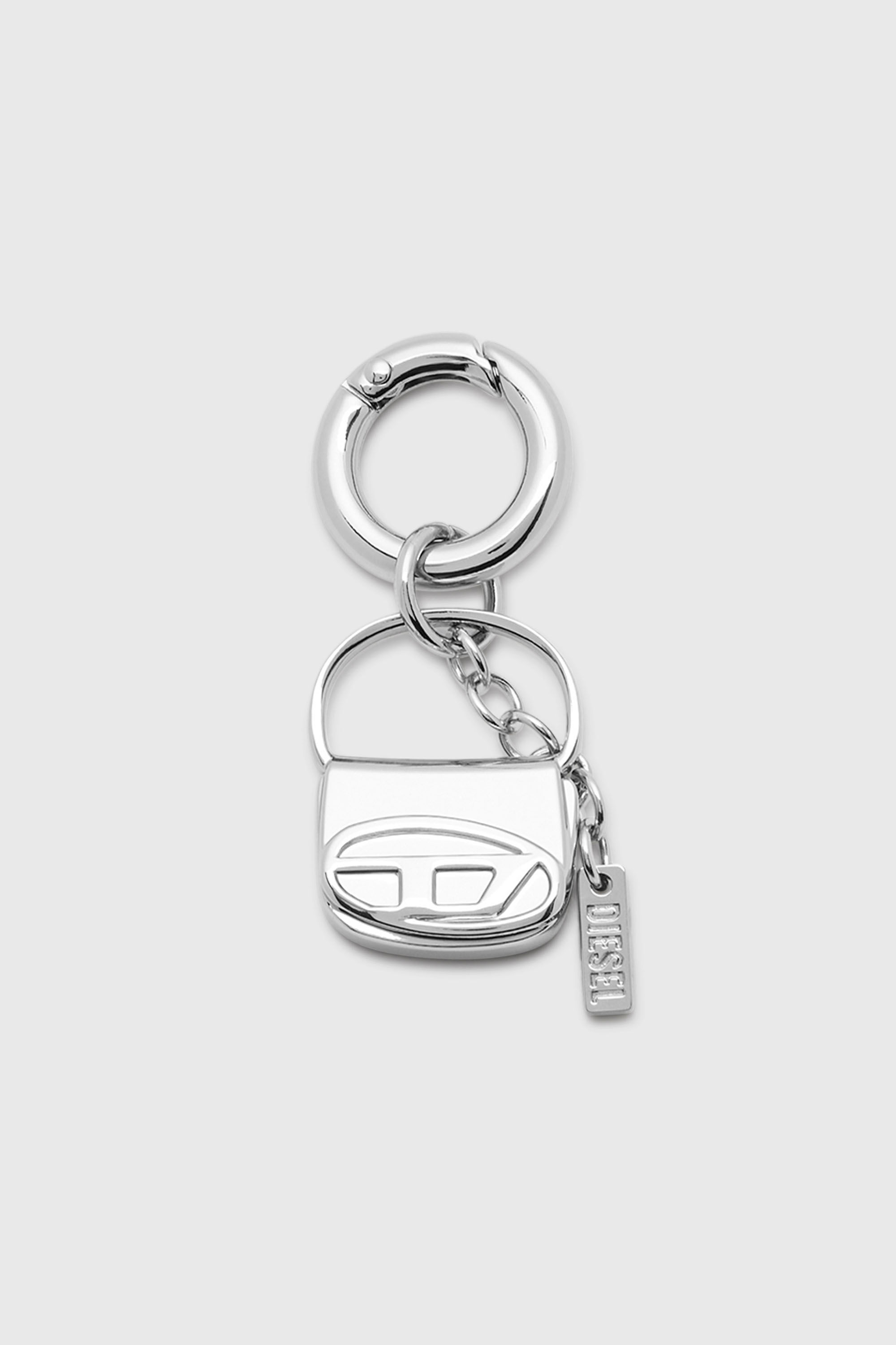 Diesel - CHARM-1DR, Female's Metal charm with mini 1DR charm in シルバー - 1