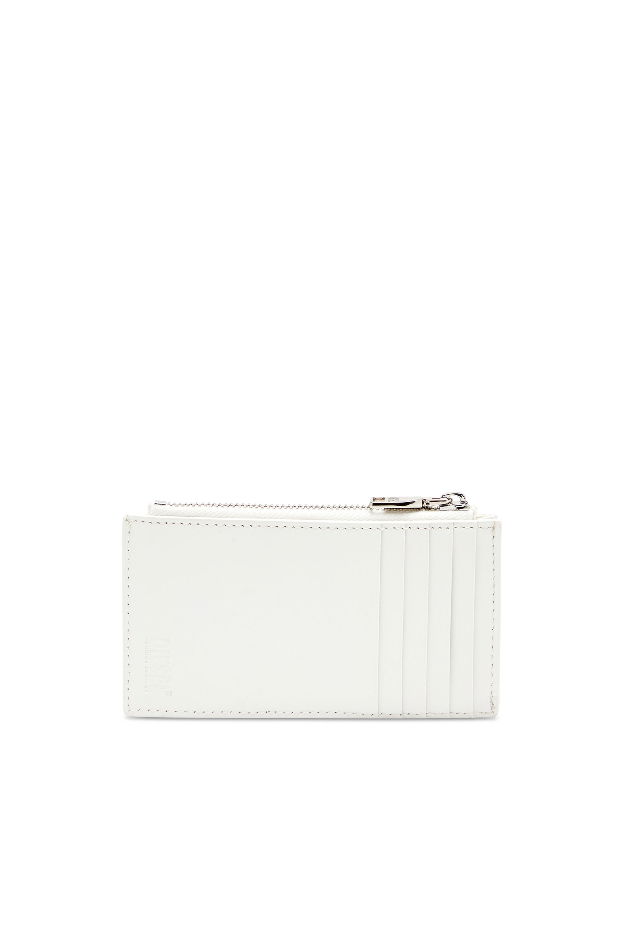 Diesel - 1DR CARD HOLDER III, Female's Flat card holder in nappa leather in ホワイト - 2