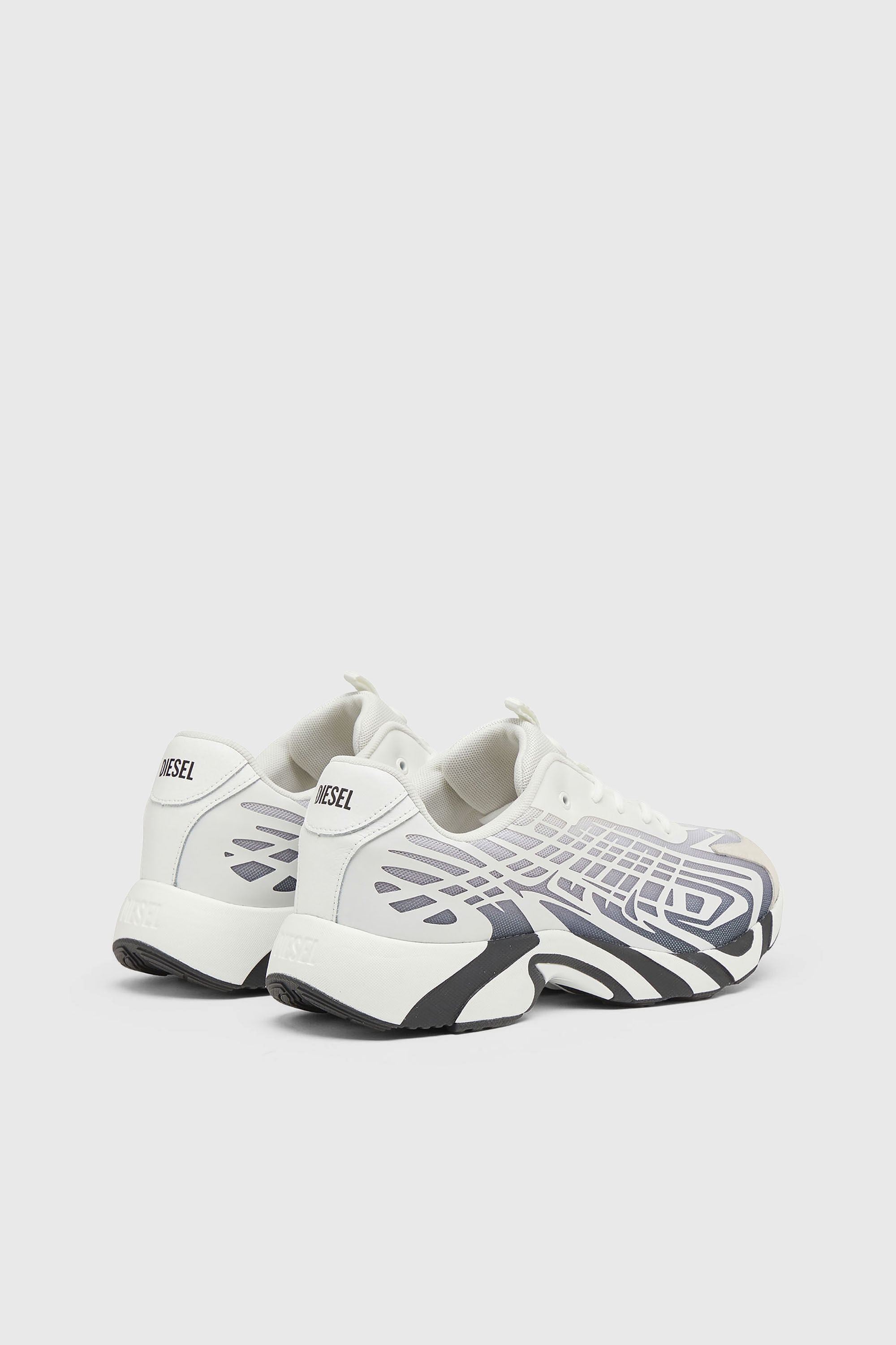 Diesel - S-D-VIT'S 500 LOW, Male's ローカットスニーカー in ホワイト/グレー - 3