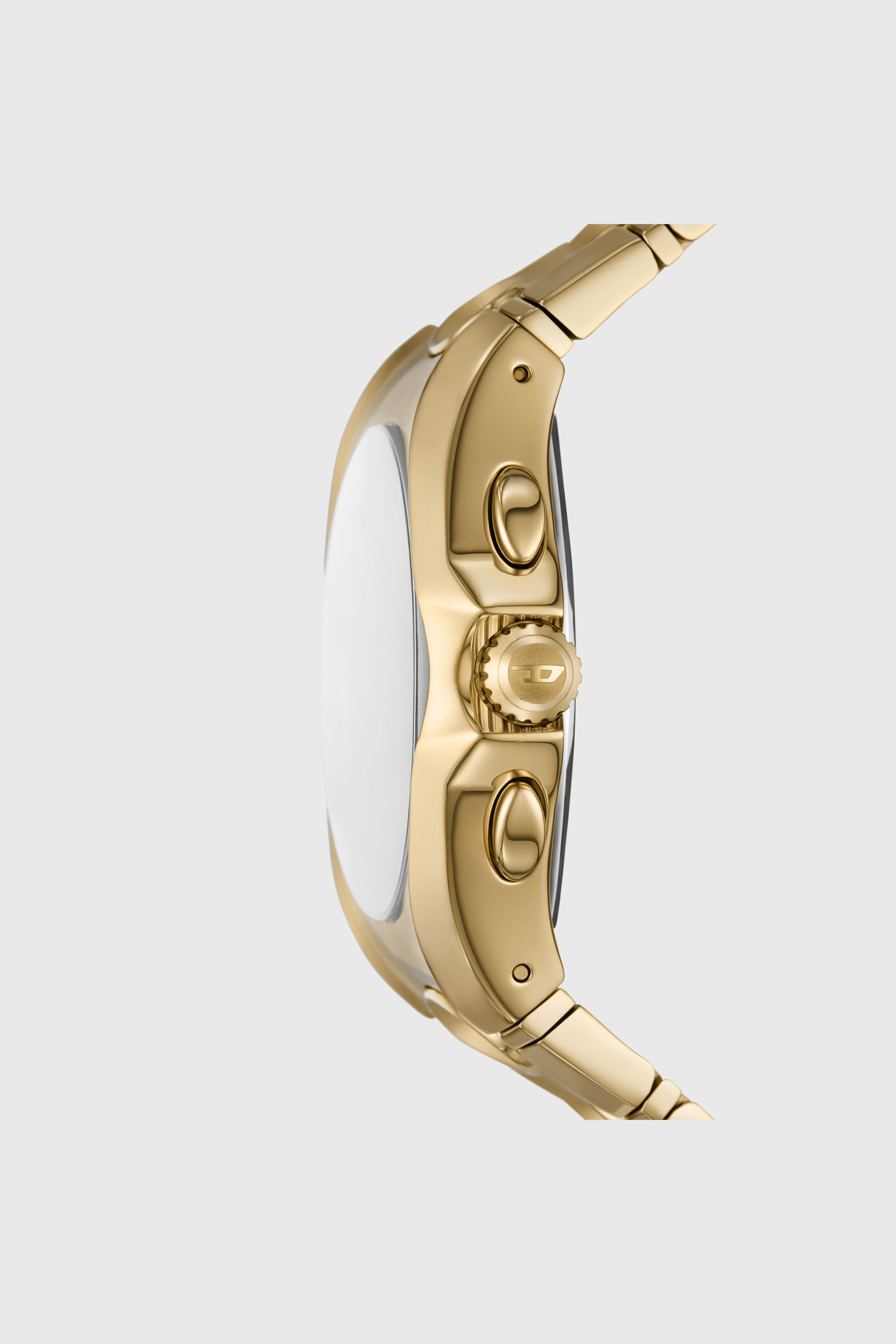 Diesel - DZ4695 WATCH, Male's D-Curve gold-tone stainless steel watch in ゴールド - 3