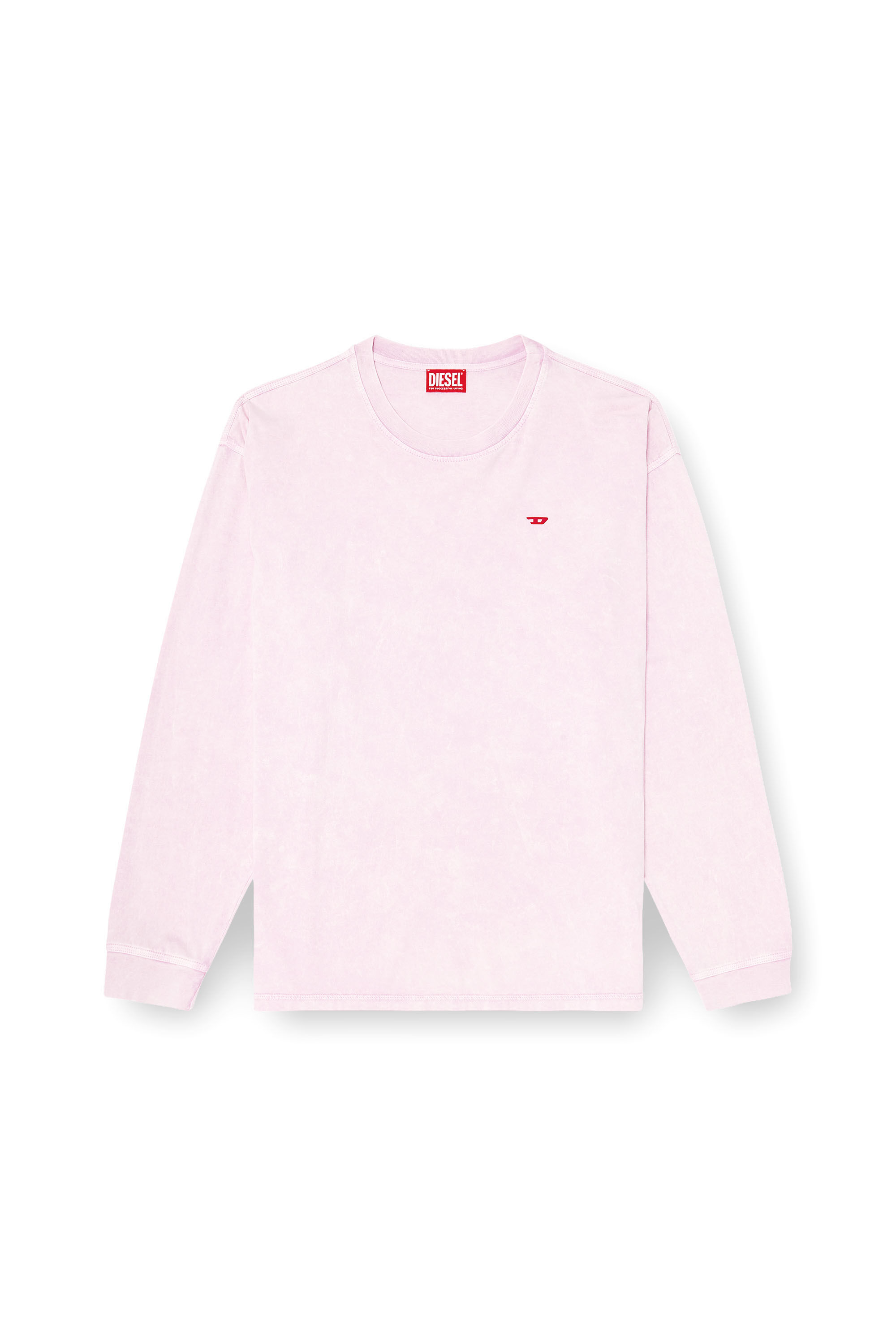 T-BOXT-LS-AA5 長袖Tシャツ｜ピンク｜メンズ｜DIESEL