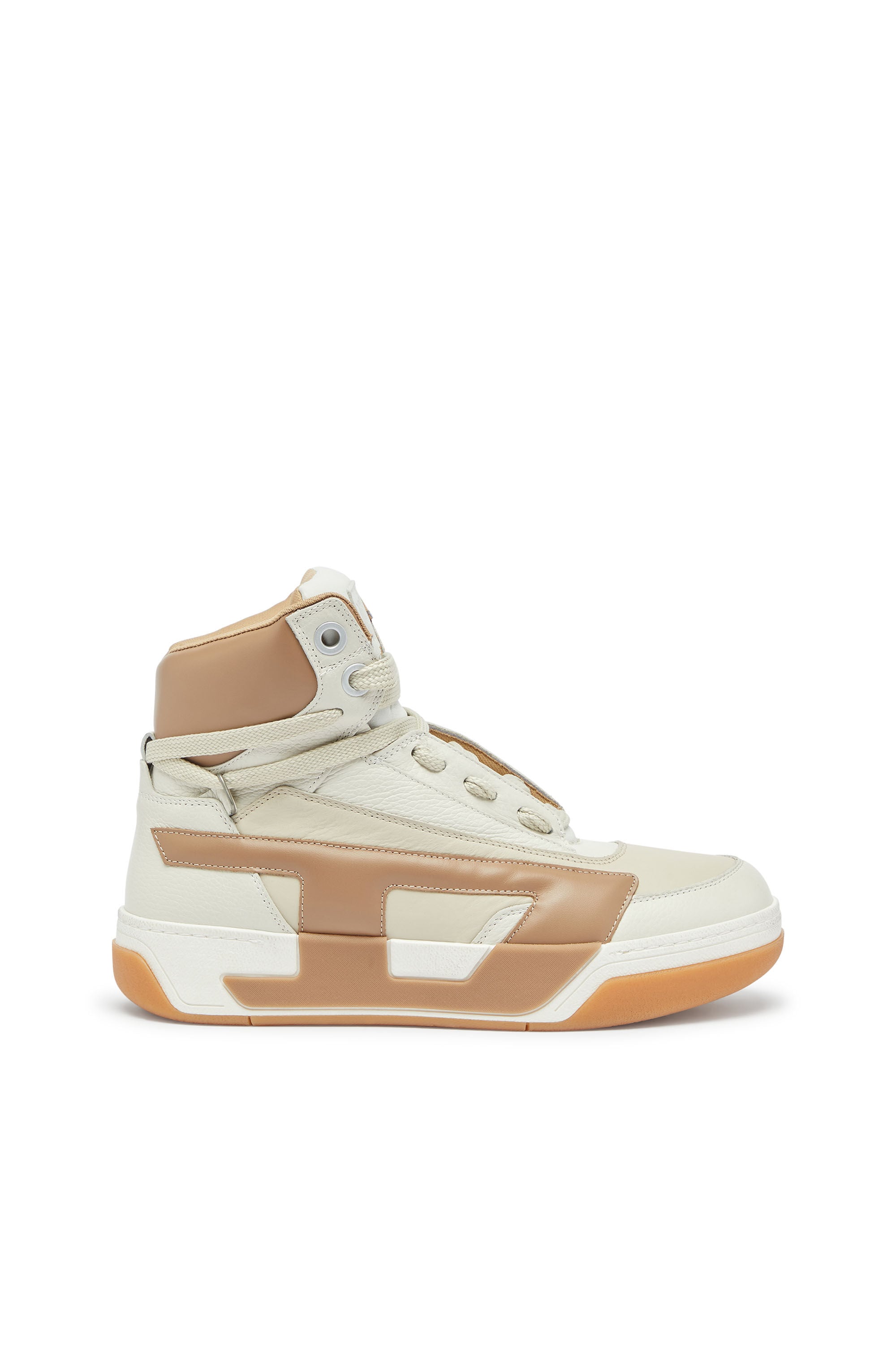 Diesel - S-D-OLLIE MID, Male's ミッドカットスニーカー in ベージュ - 1