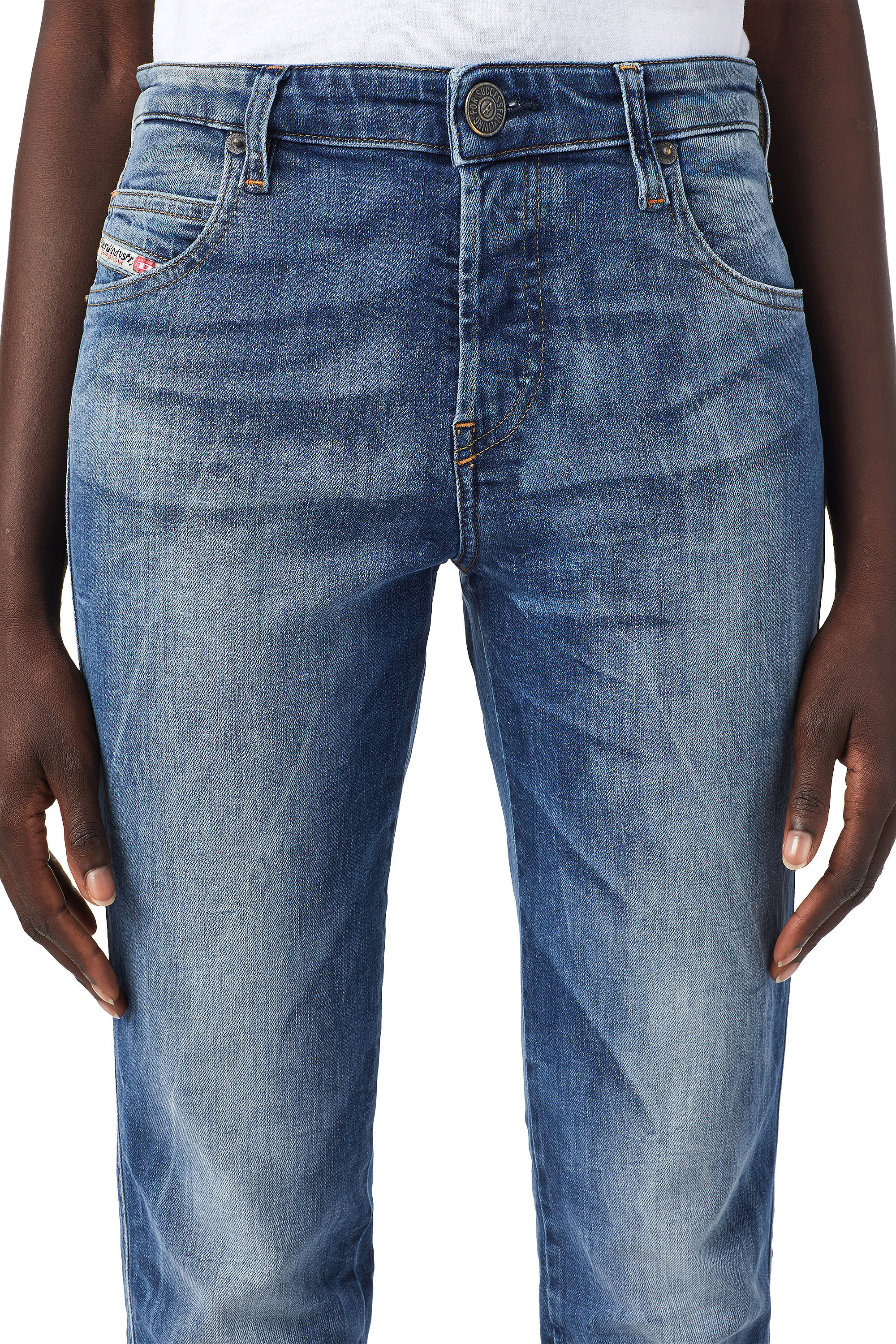Diesel - 2015 BABHILA Z09PK Skinny Jeans, ミディアムブルー - Image 4