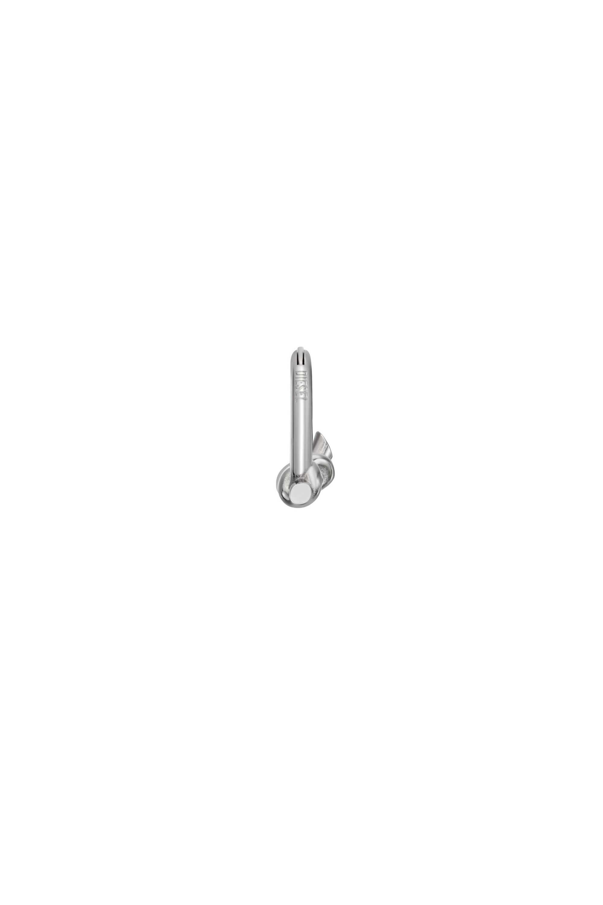 Diesel - DX1447, Unisex's Stainless Steel single hoop knot earring in シルバー - 2