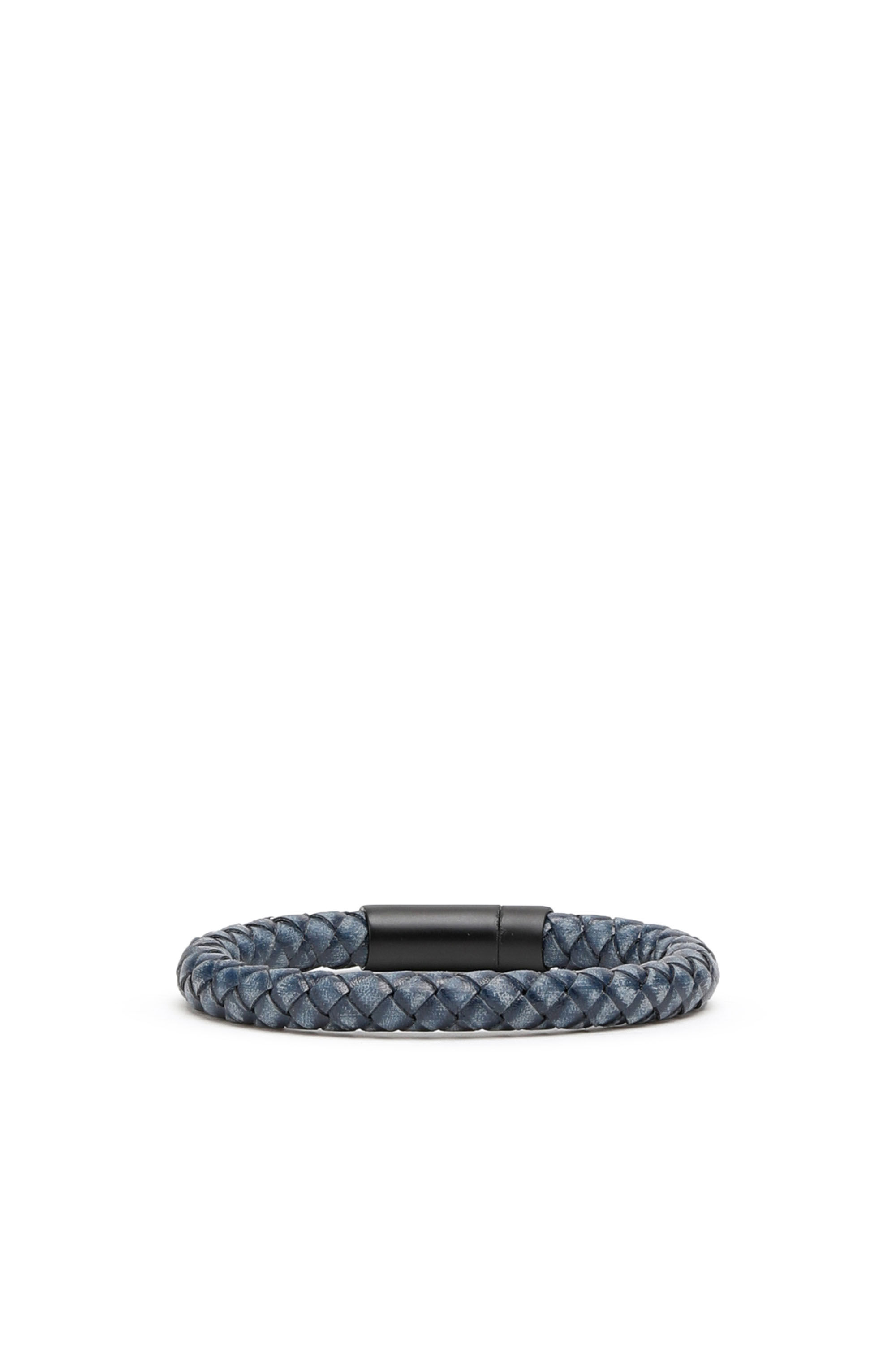 Diesel - A-LEXANDER, Unisex's ユニセックス カウレザー ブレスレット in ブルー - 2