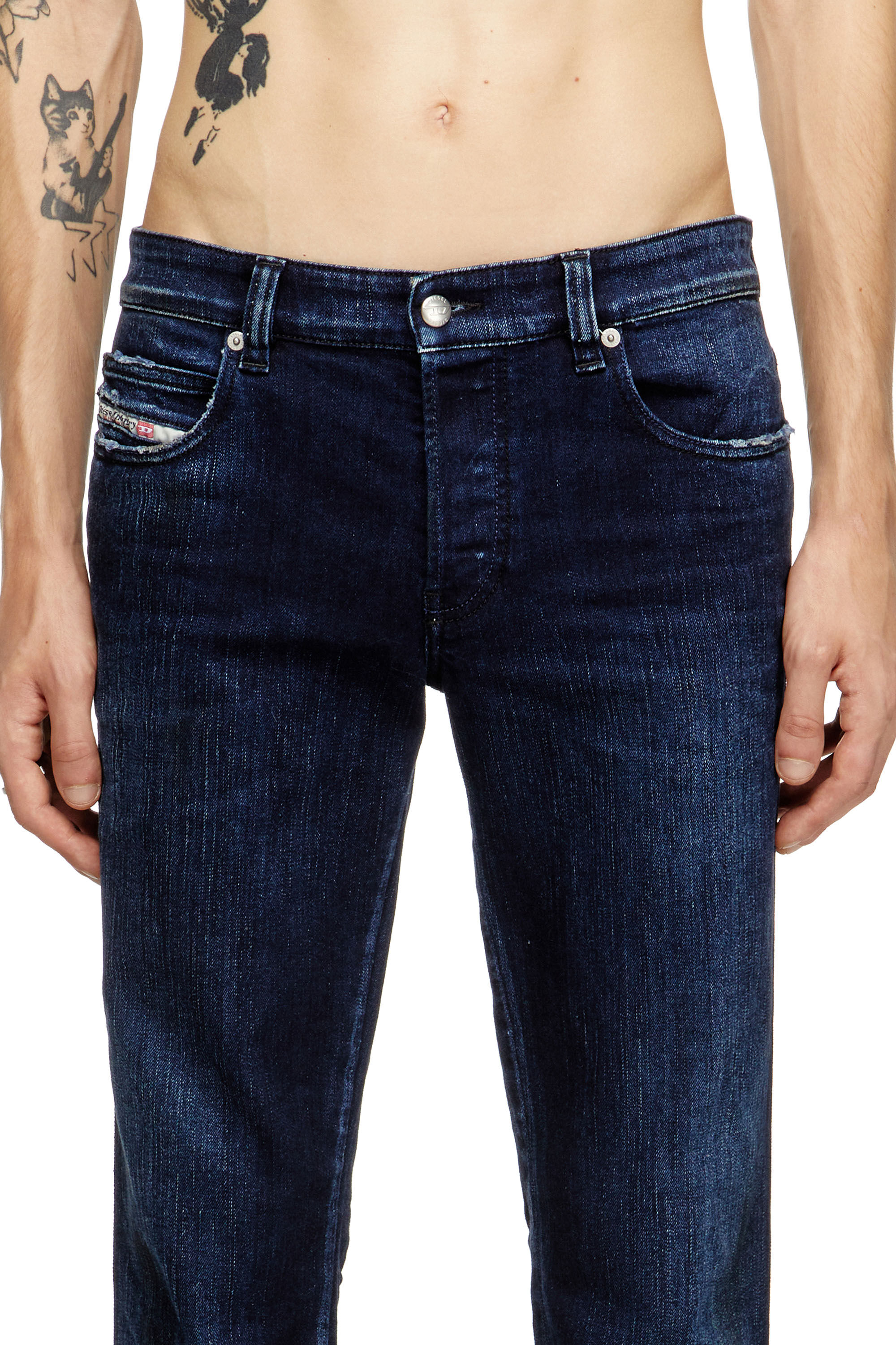 Diesel - Male's Slim Jeans 1993 D-Vyl 09M76, ダークブルー - 4
