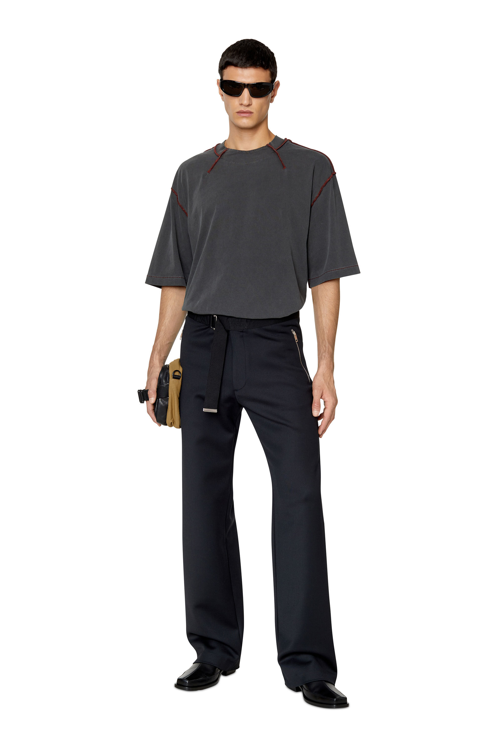 Diesel - D-SANTIAGO BT, Male's レザーブーツ - D-Santiago Bt in ブラック - 1