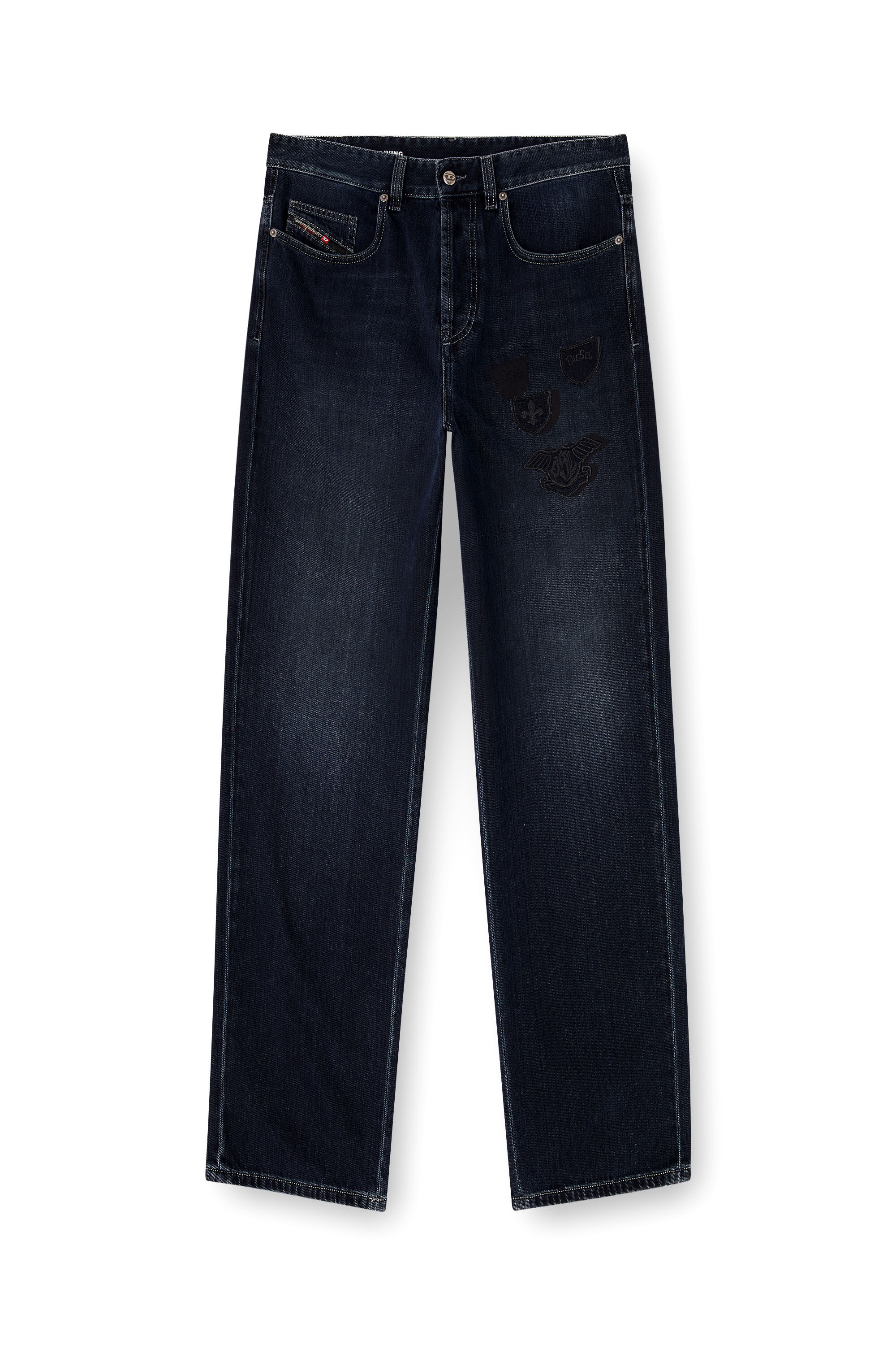 Relaxed Jeans ローウエスト 2001 D-Macro | ブラック/ ダークグレー