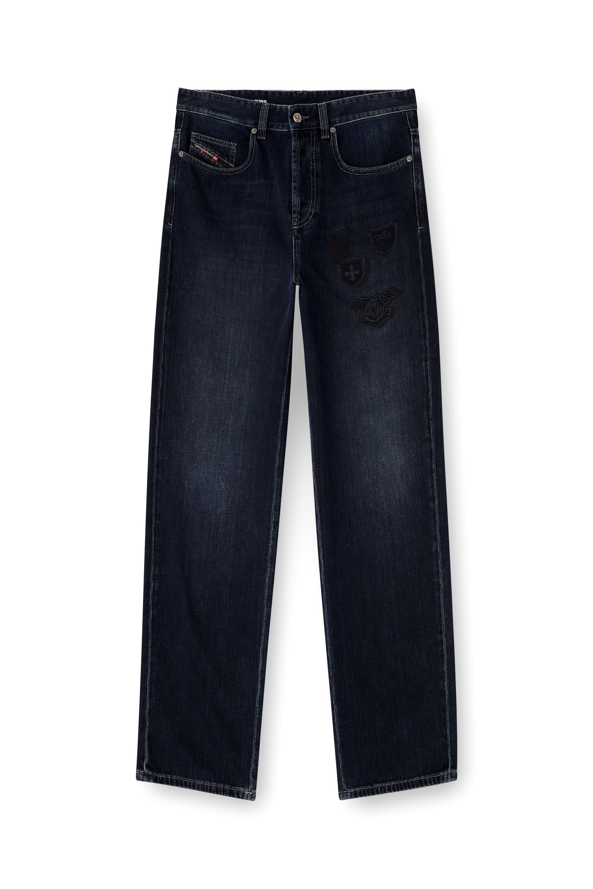 Diesel - Male's Relaxed Jeans 2001 D-Macro 09Q19, ダークブルー - 2