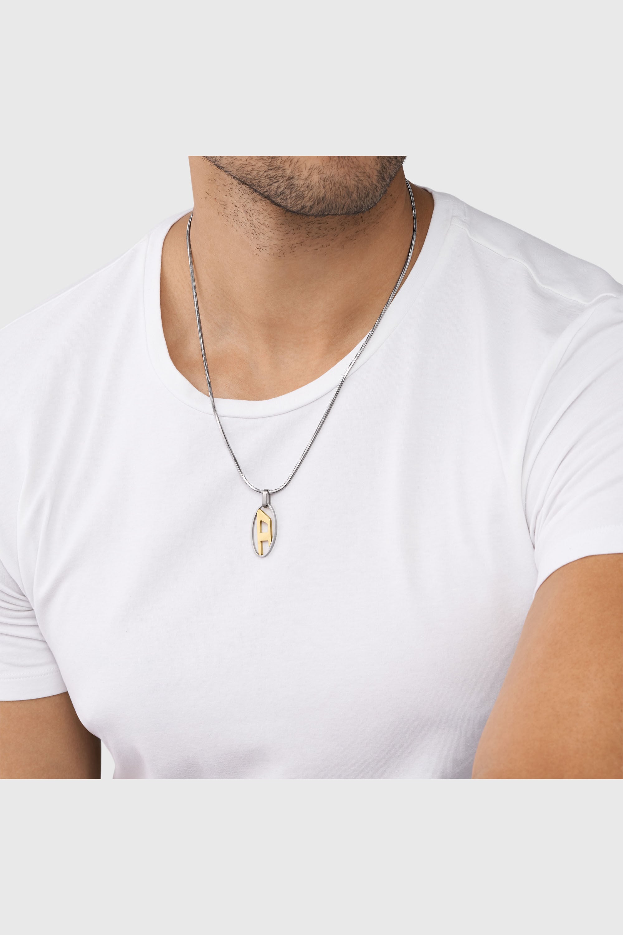 Diesel - DX1421, Unisex's ネックレス in シルバー - 3