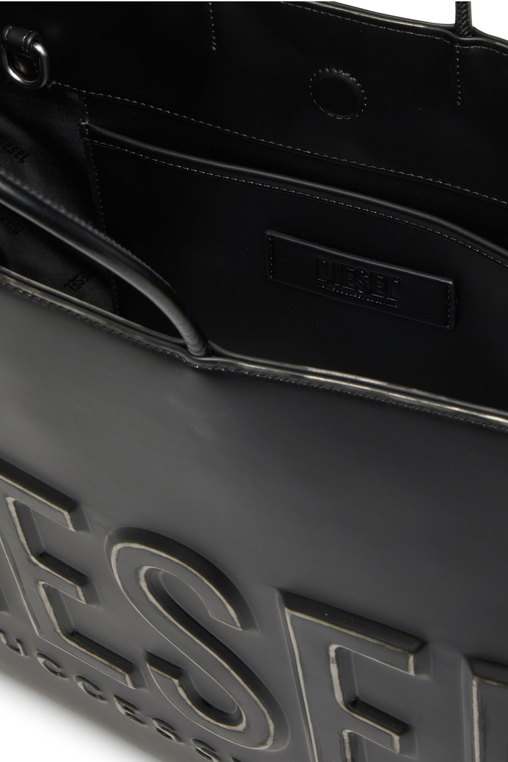 Diesel - DSL 3D TOTE EW X, Unisex's トートバッグ in ブラック - 4