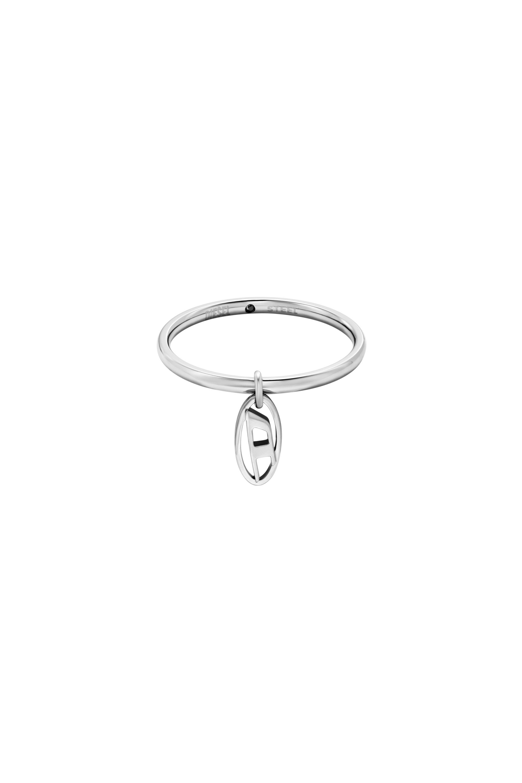 Diesel - DX1603040, Unisex's Stainless Steel Charm Ring in シルバー - 2