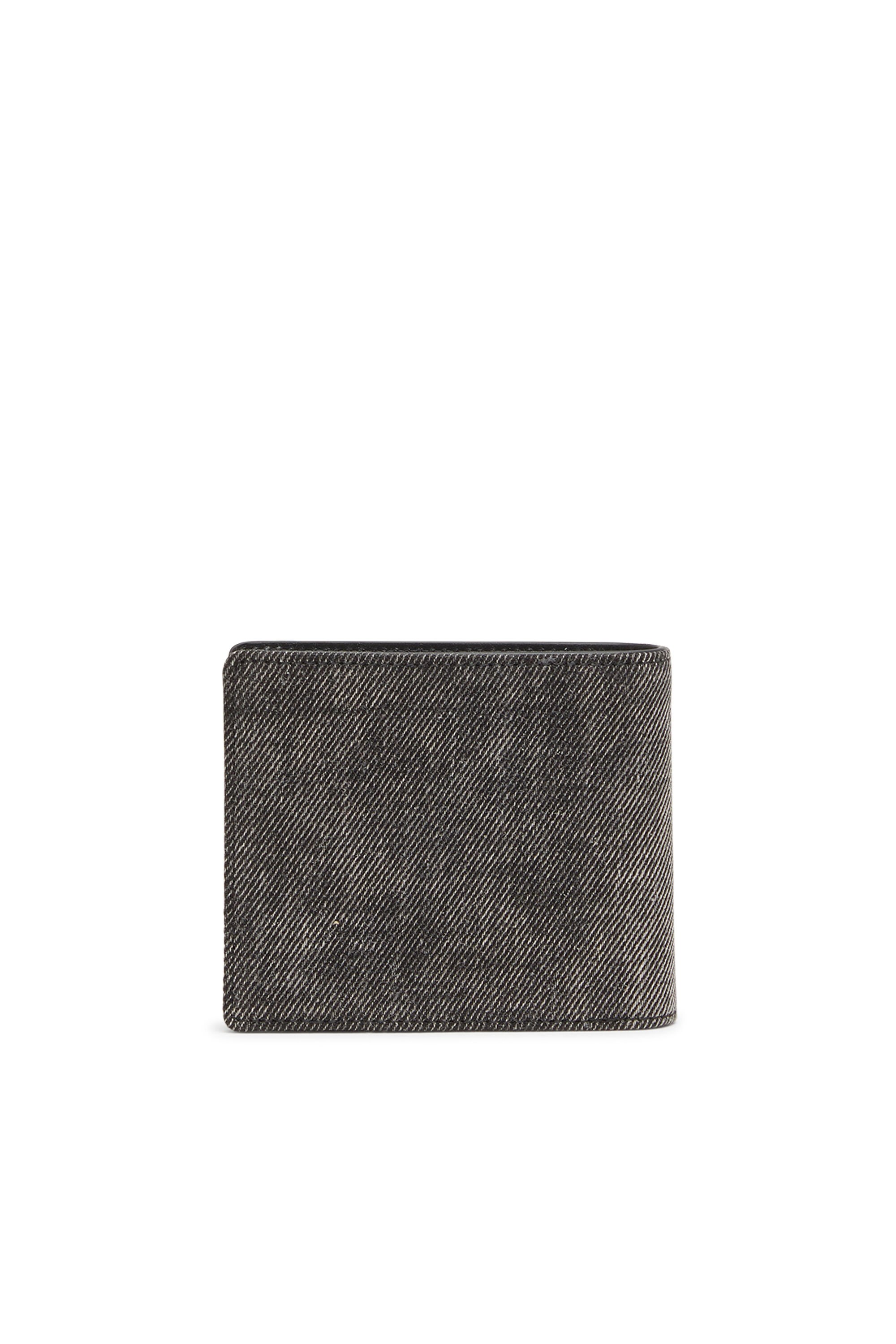 Diesel - 1DR BI FOLD COIN S 3D, Unisex's Wallet in washed denim in ダークグレー - 2