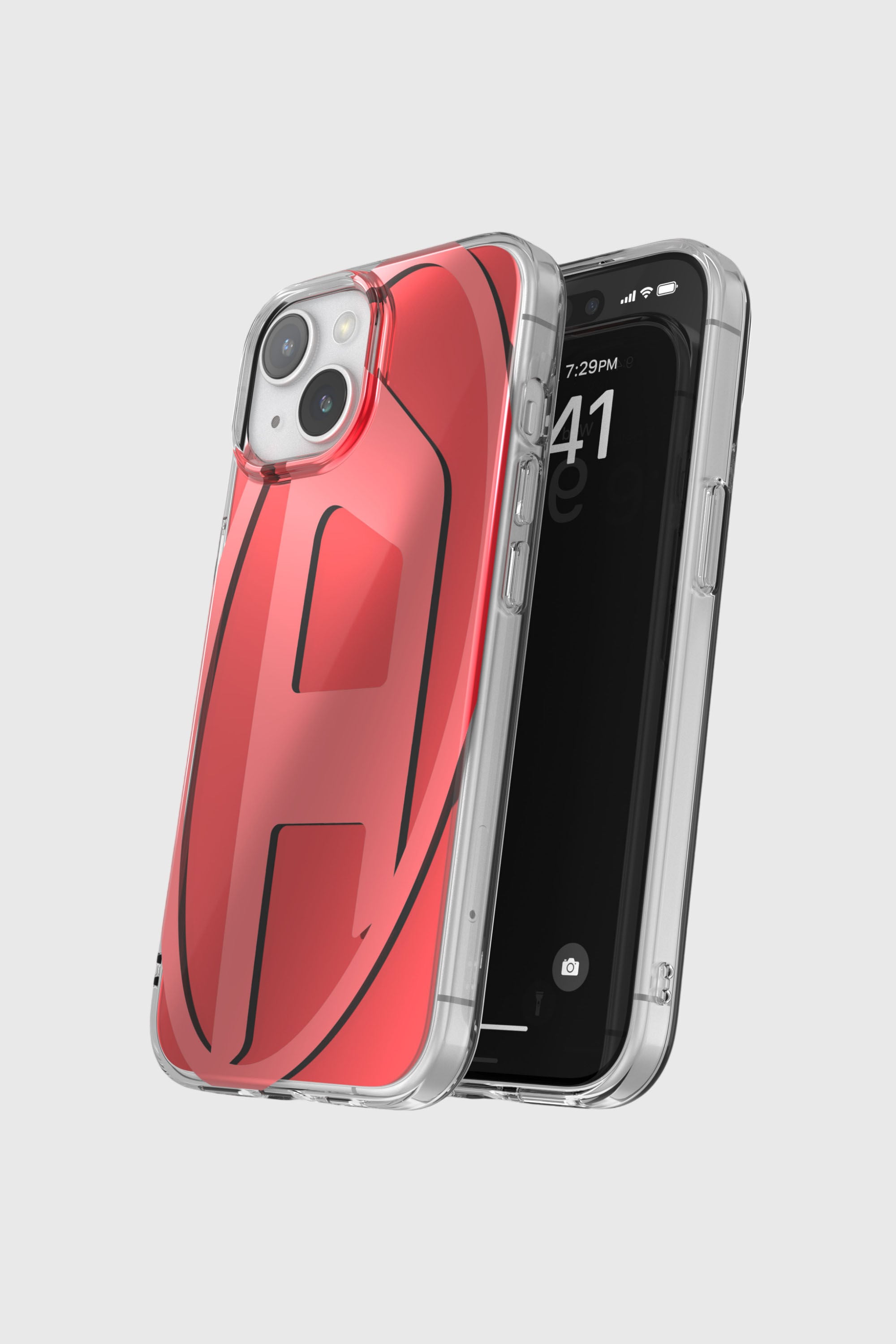 Diesel - 60043 AOP CASE, Unisex's iPhone 15 in レッド - 4