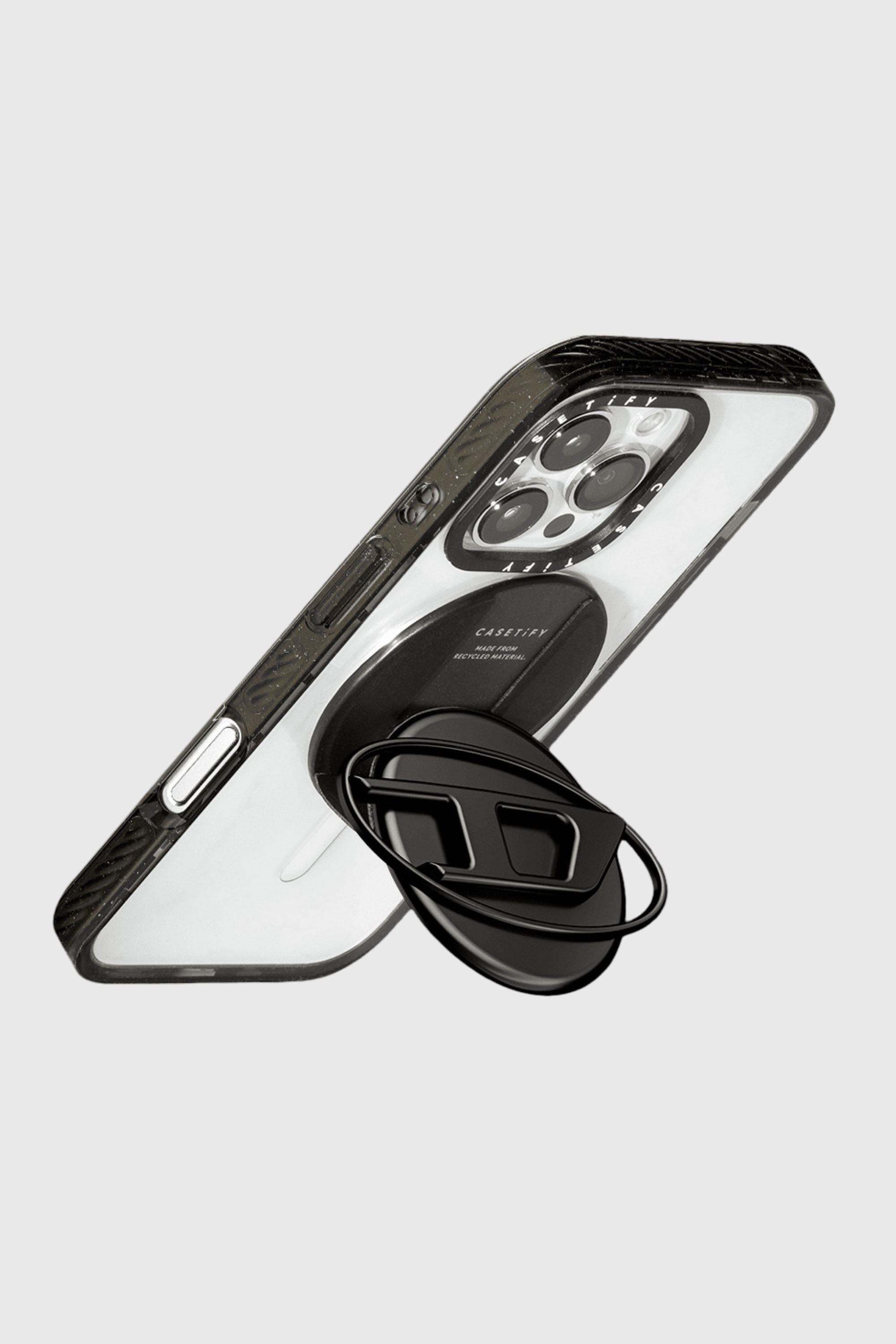 Diesel - 60371 CASETIFY  GRIP STAND, Unisex's UNIVERSAL in ダークグレー - 3