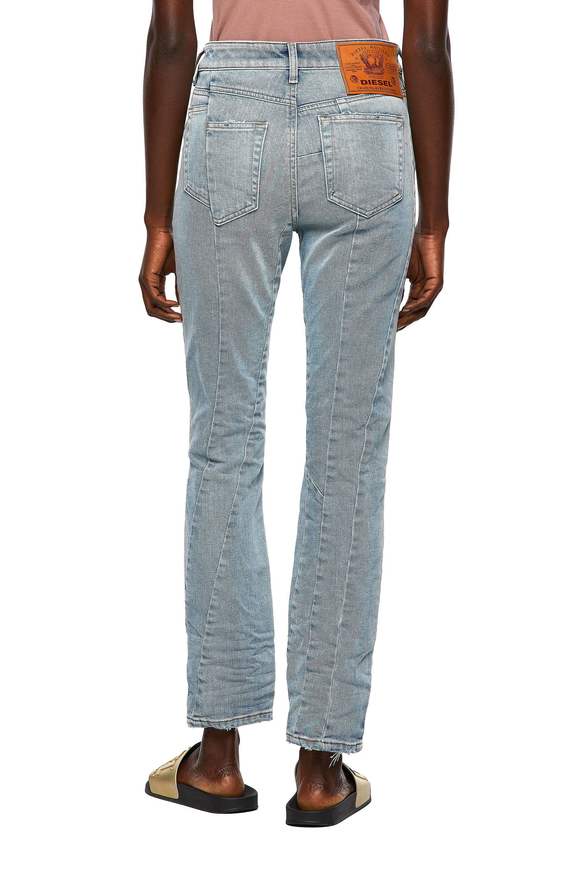 Diesel - D-Joy 09A65 Tapered Jeans, ライトブルー - Image 5