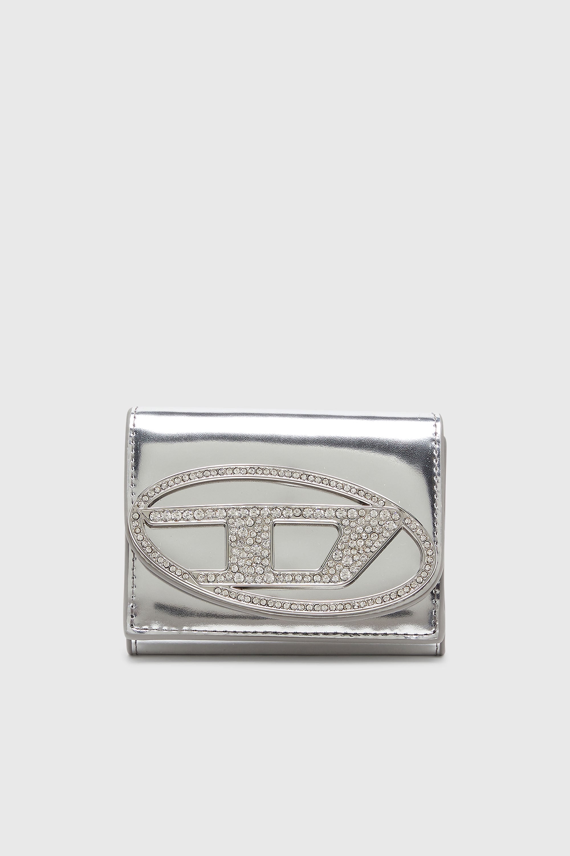 Diesel - 1DR TRI FOLD COIN XS, Female's 三つ折りウォレット in シルバー - 1