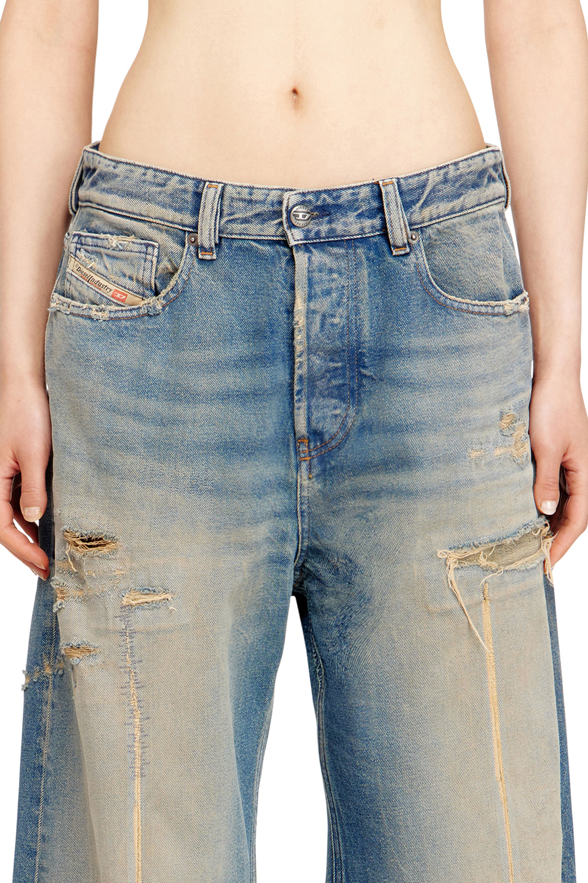 Diesel - Female's Relaxed Jeans 1996 D-Sire 09N29, ミディアムブルー - 5
