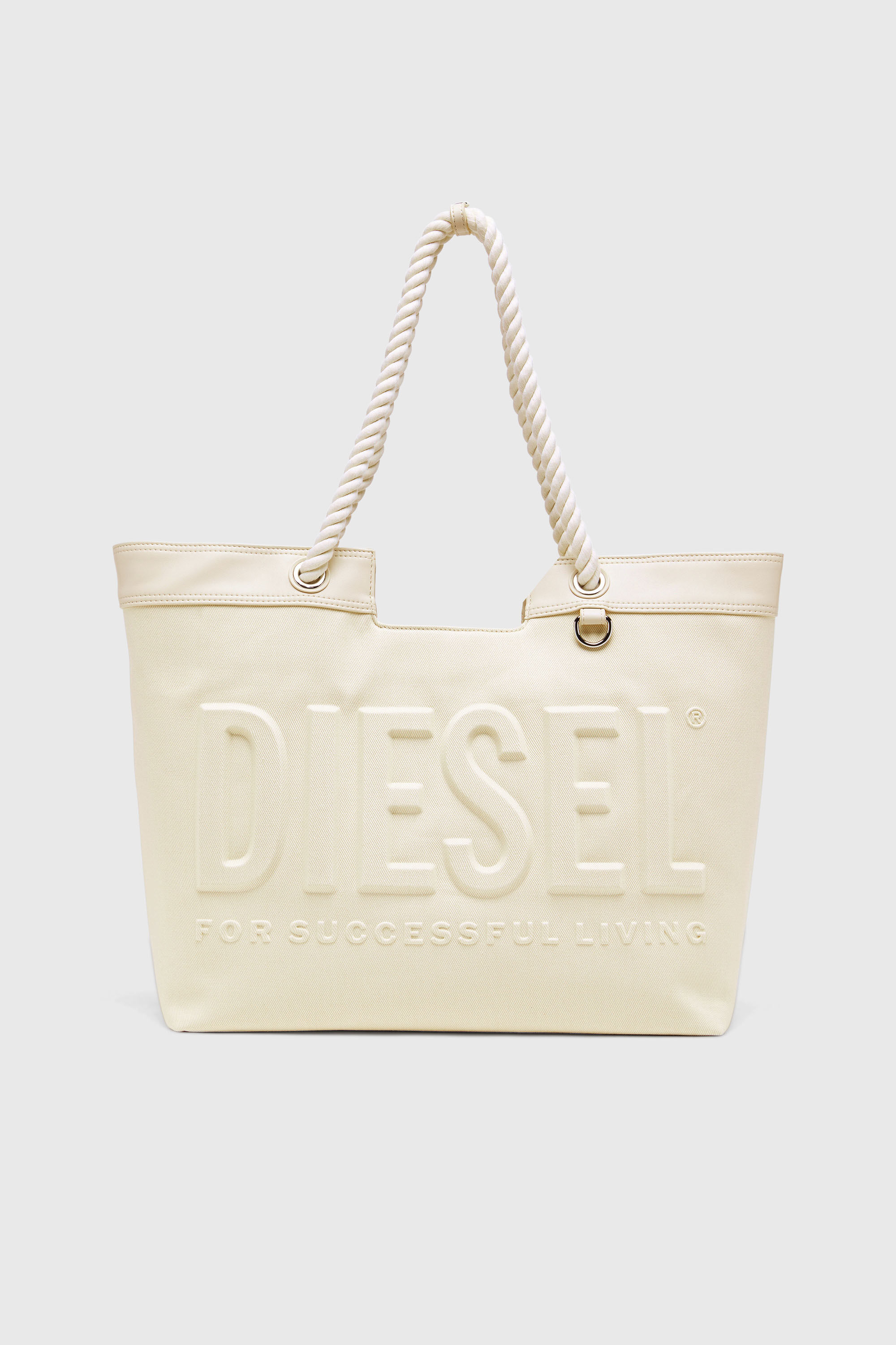 Diesel - DSL 3D SHOPPER EW, Female's ショッパーバッグ in クリーム - 1
