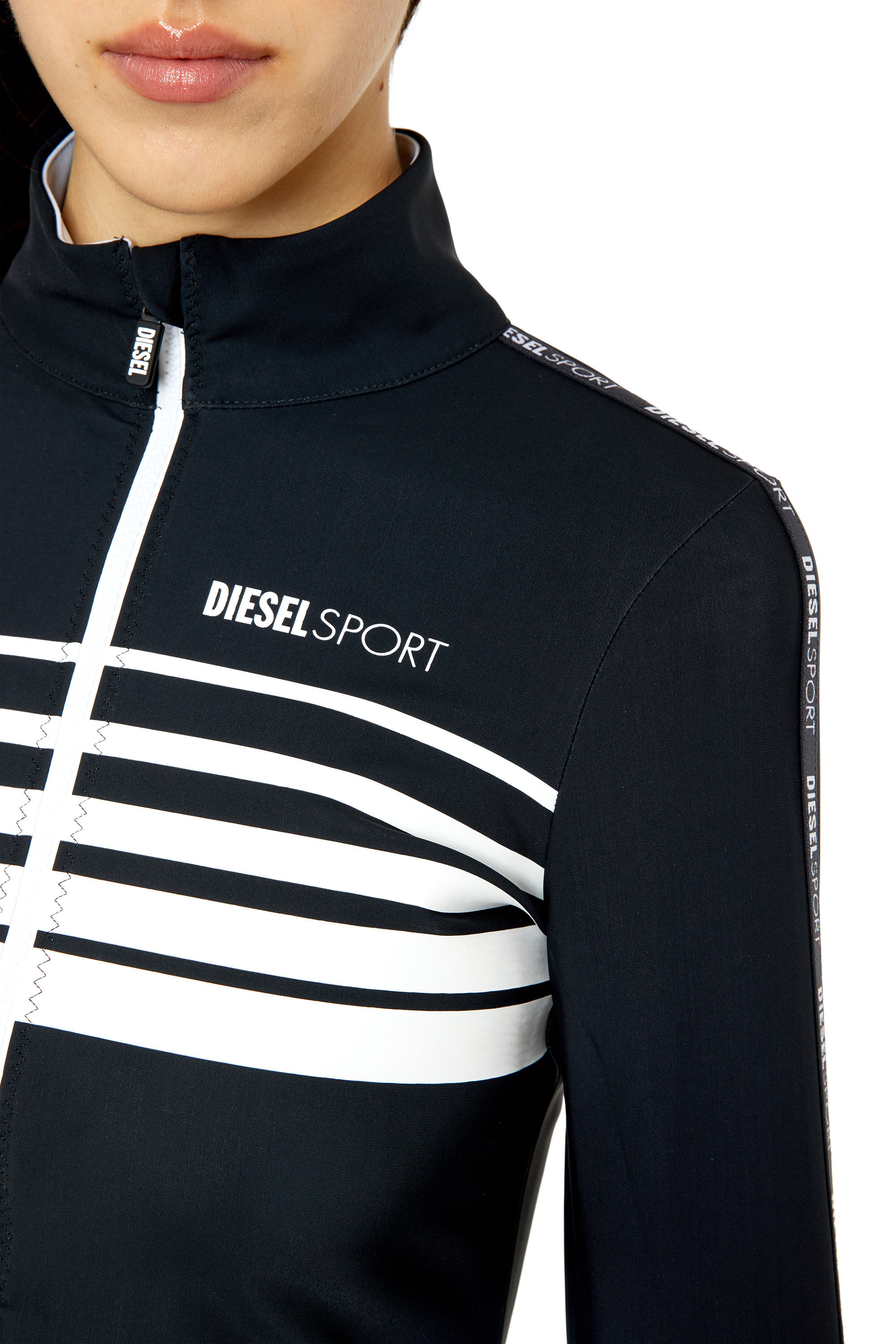 Diesel - AWST-DAHRIA-WT31, Female's ジャケット スウェット スポーツ in ブラック - 4