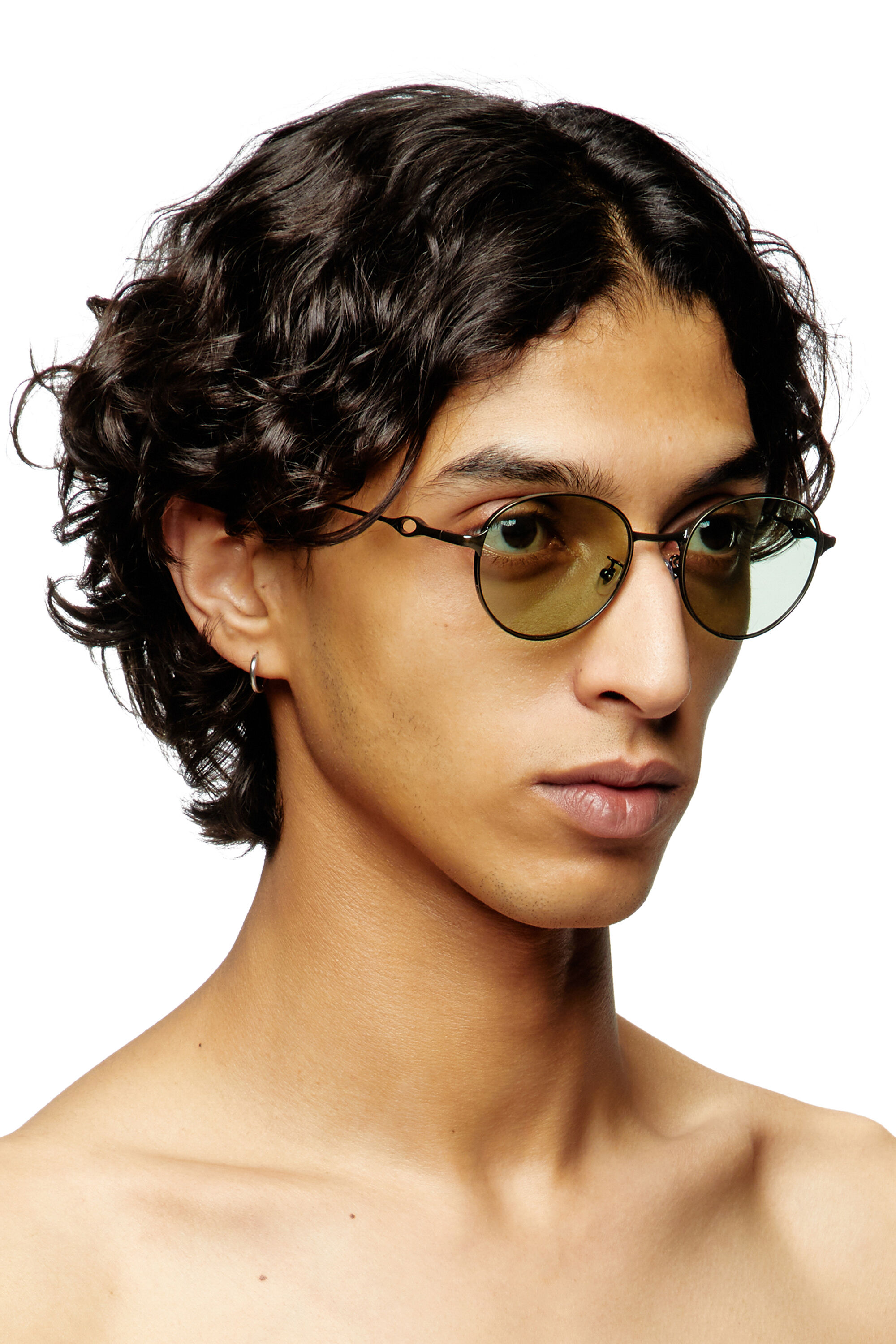 Diesel - 0DL1012D, Unisex's Oval sunglasses in グリーン - 4
