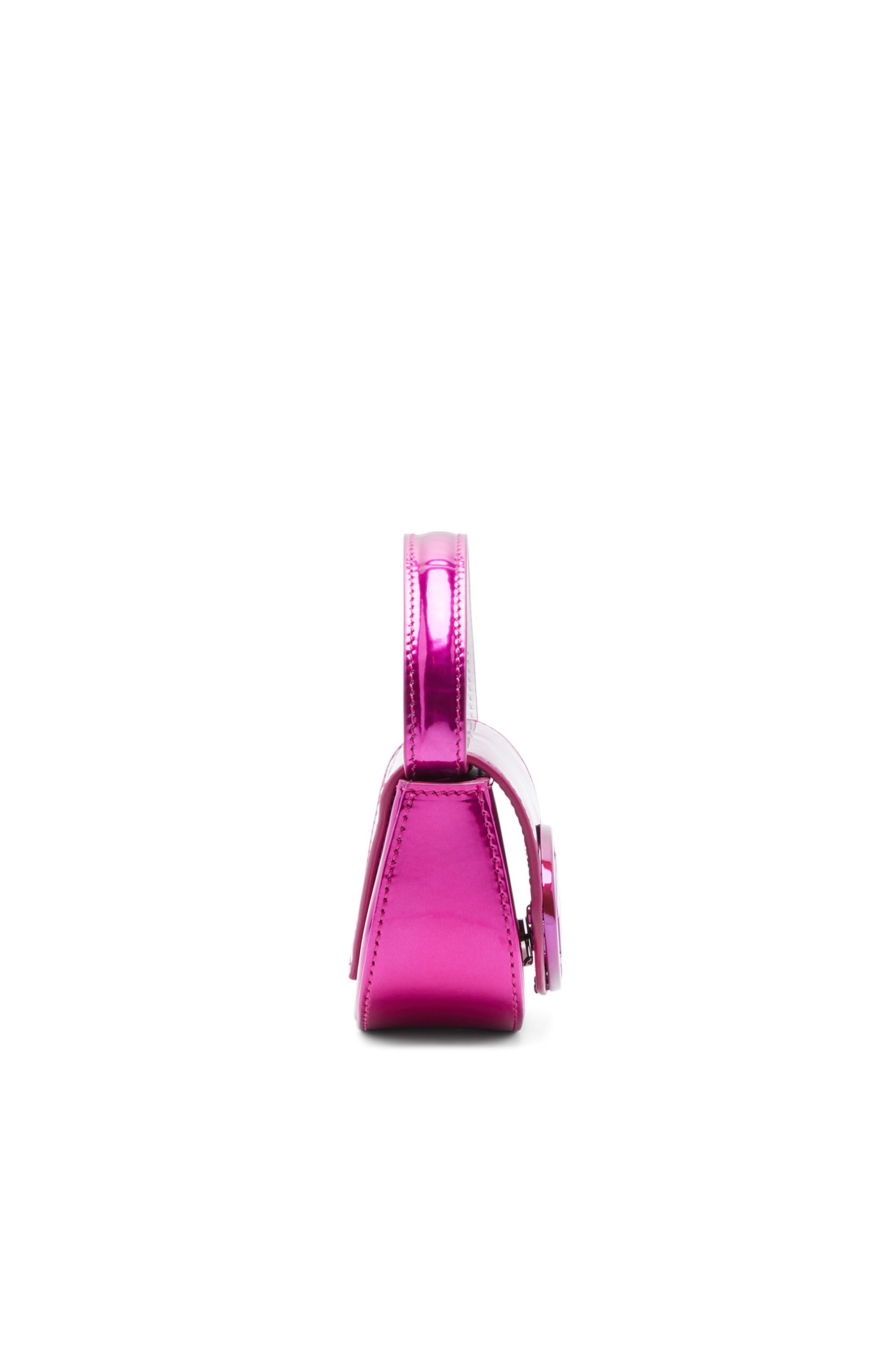 Diesel - 1DR XS, Female's レディース レザー ミニクロスボディバッグ in ホットピンク - 3