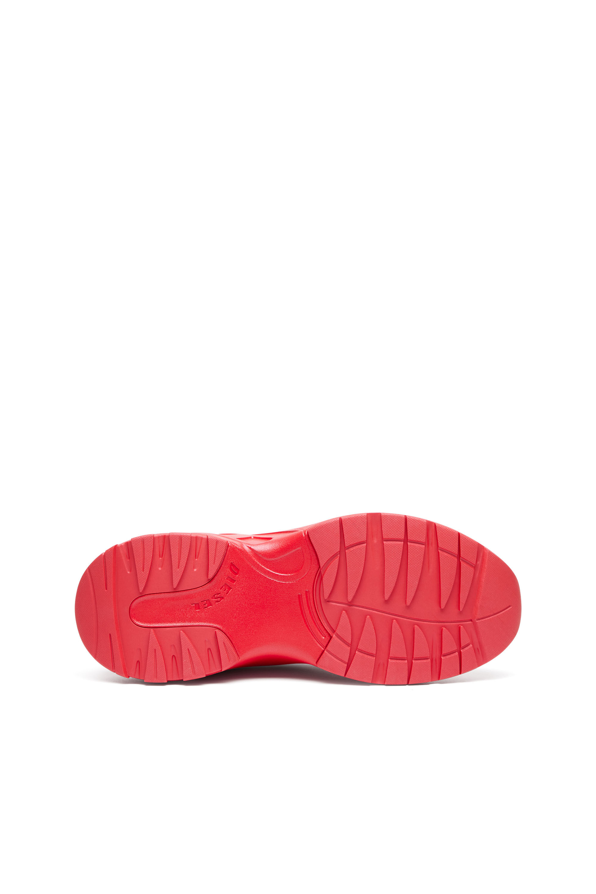 Diesel - S-D-RUNNER X, Unisex's S-D-Runner-Slip-on sneakers with Oval D instep in レッド - 5