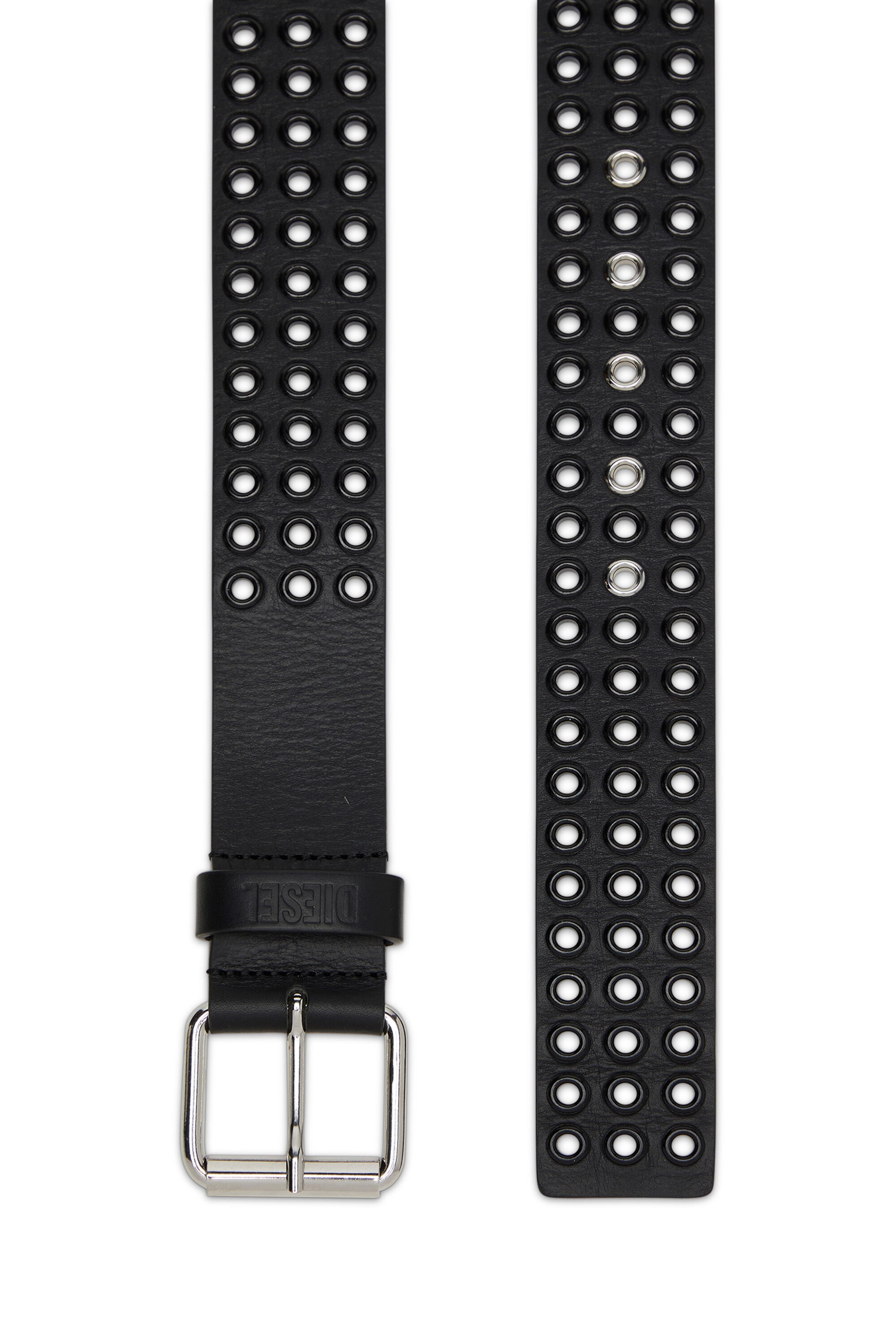 Diesel - B-EYELETS, Male's ベルト in ブラック - 2