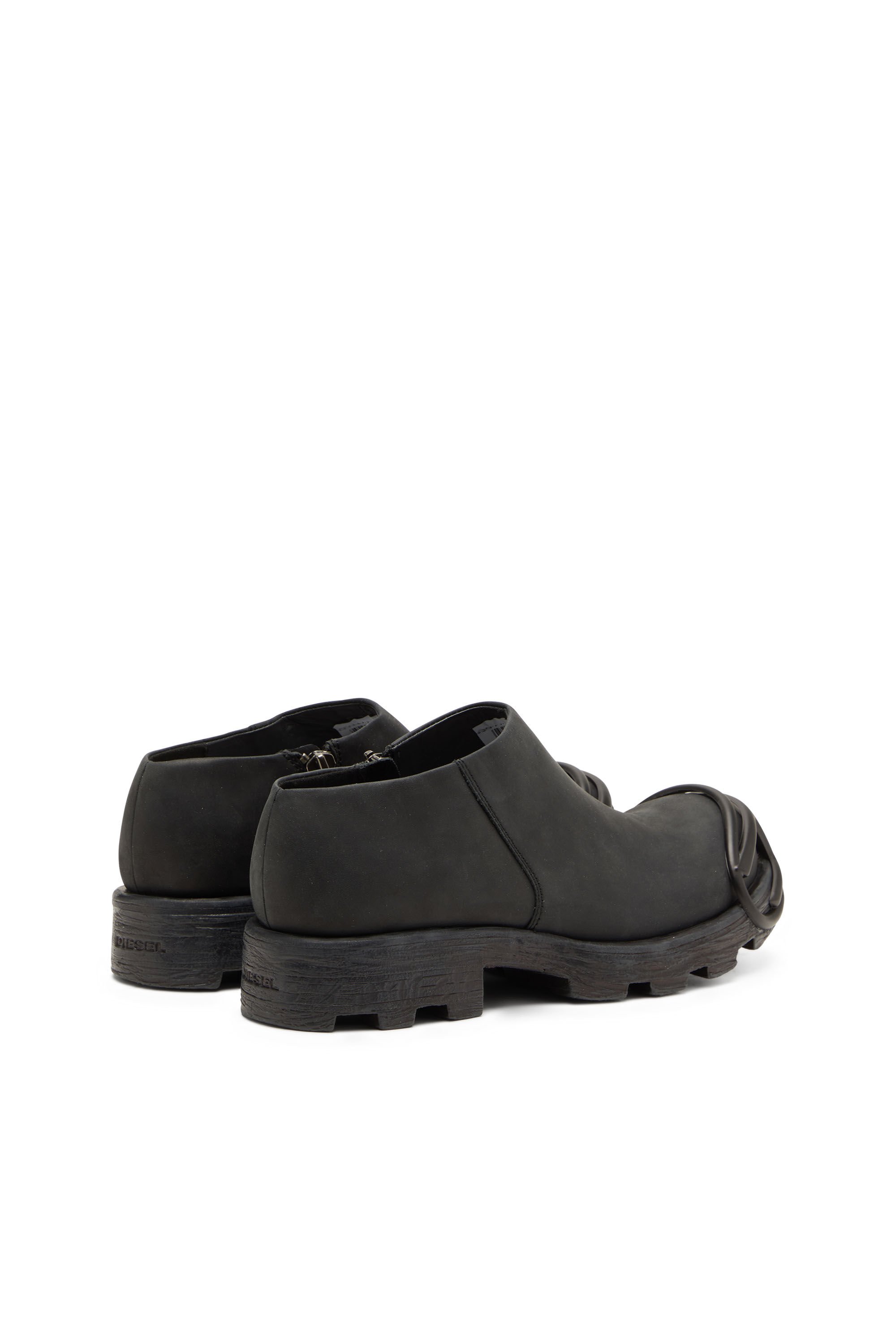 Diesel - D-HAMMER AB D, Male's カウレザーローチェルシーブーツ in ブラック - 3