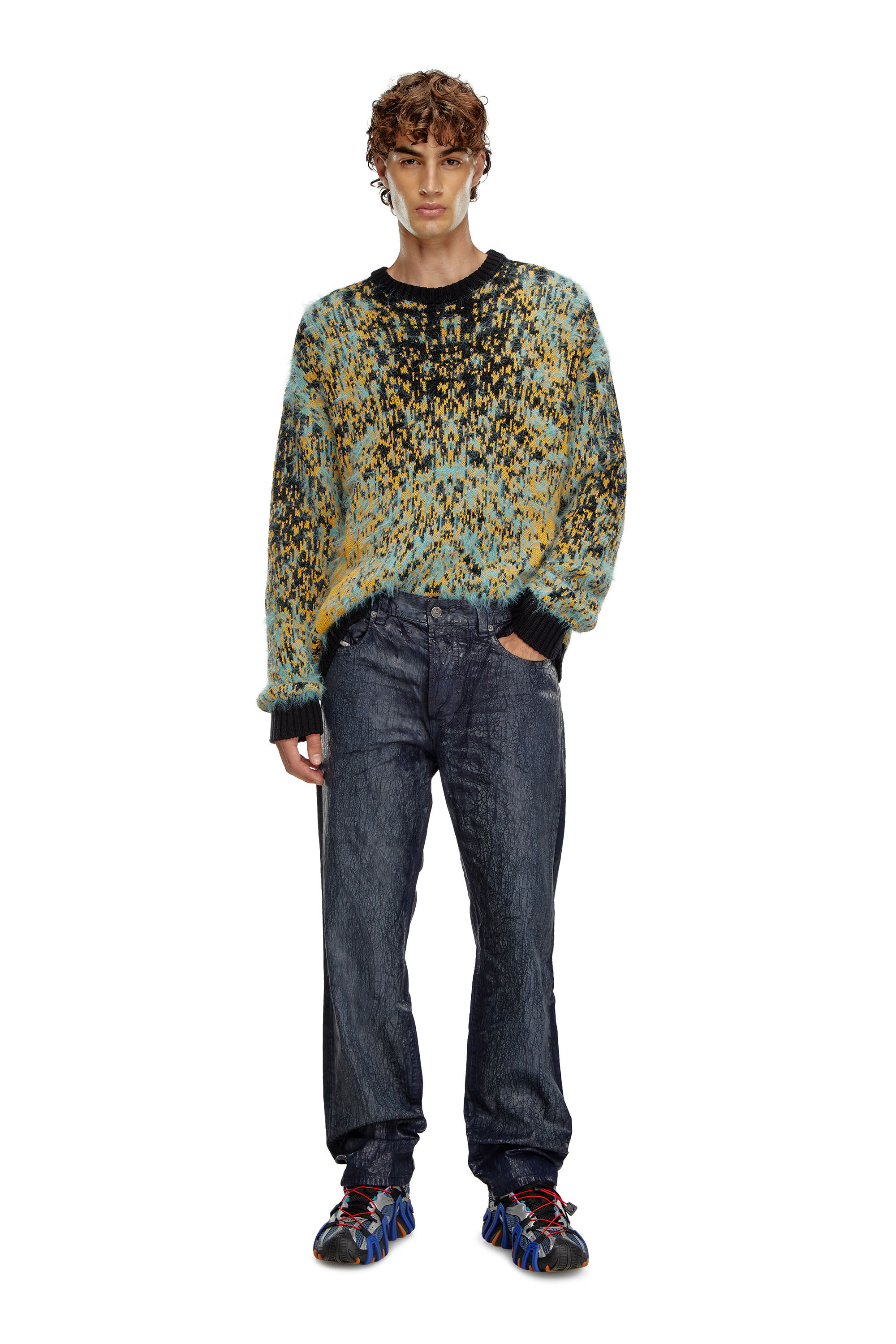 Diesel - Male's Regular Jeans 2024 D-Macs 0CBDA, ブルー - 1