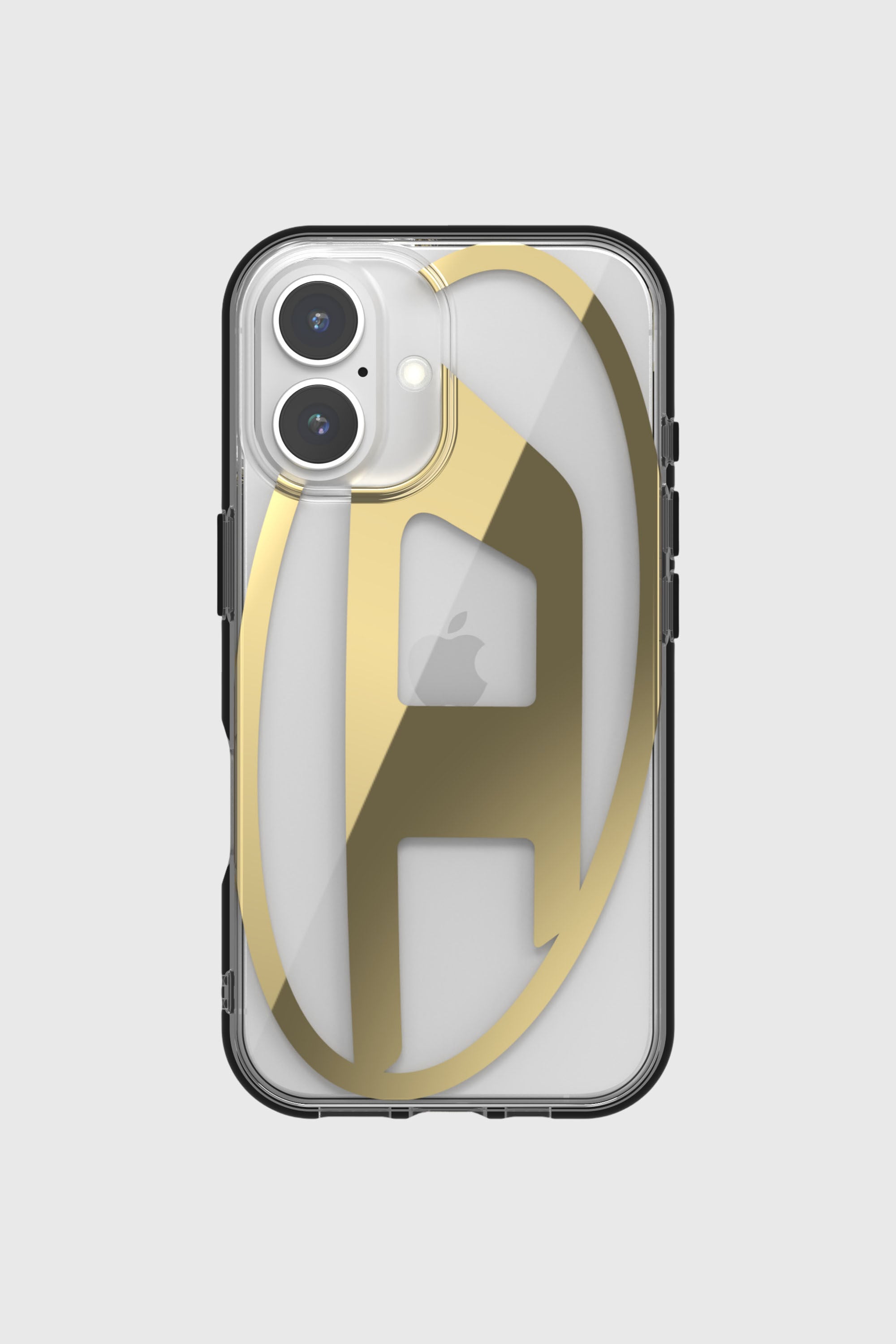 Diesel - 60135 AOP CASE, Unisex's Oval D Mirror Case for iP 16 in ゴールド - 2