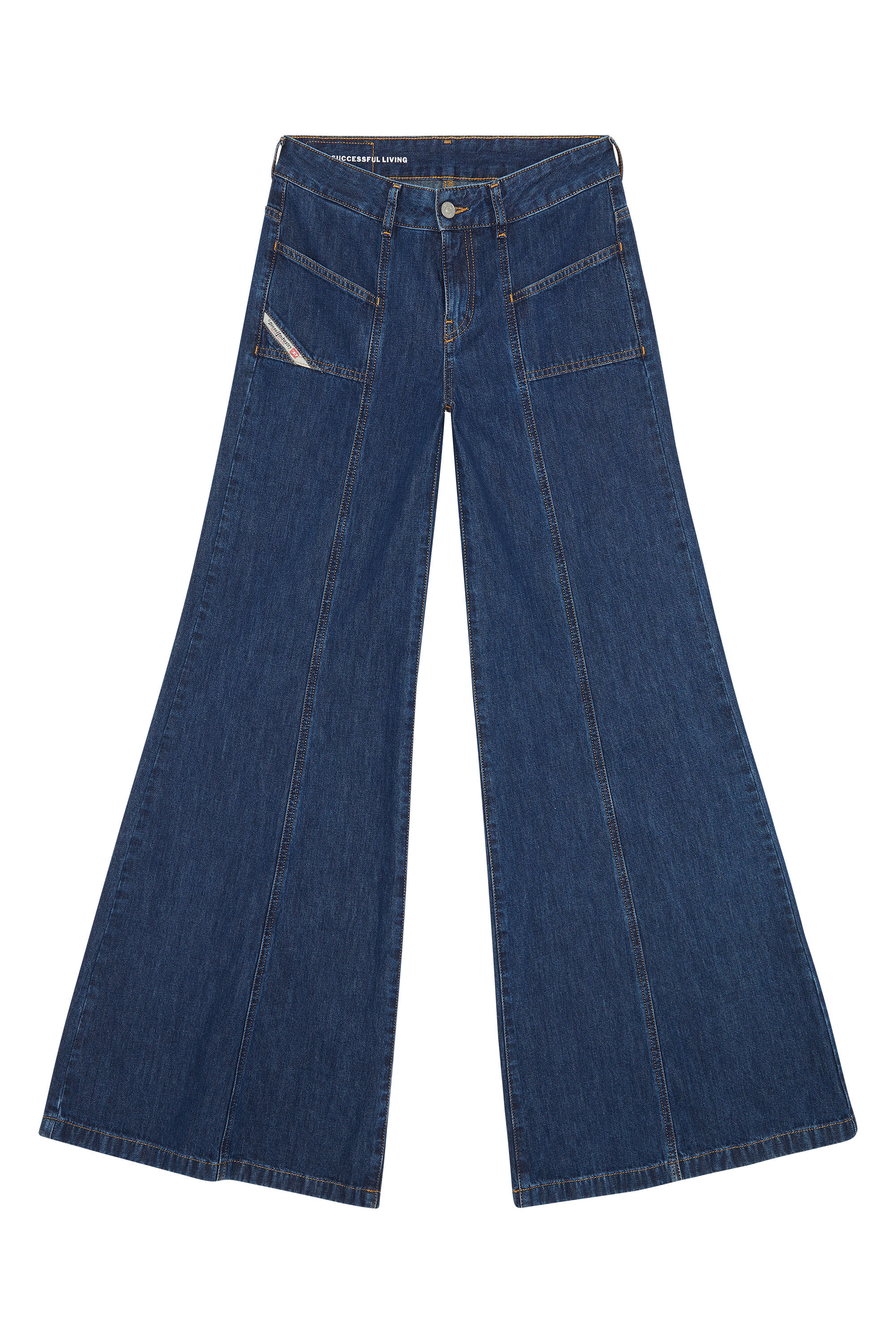 Diesel - Bootcut and Flare Jeans D-Akii 09H99, ダークブルー - Image 2