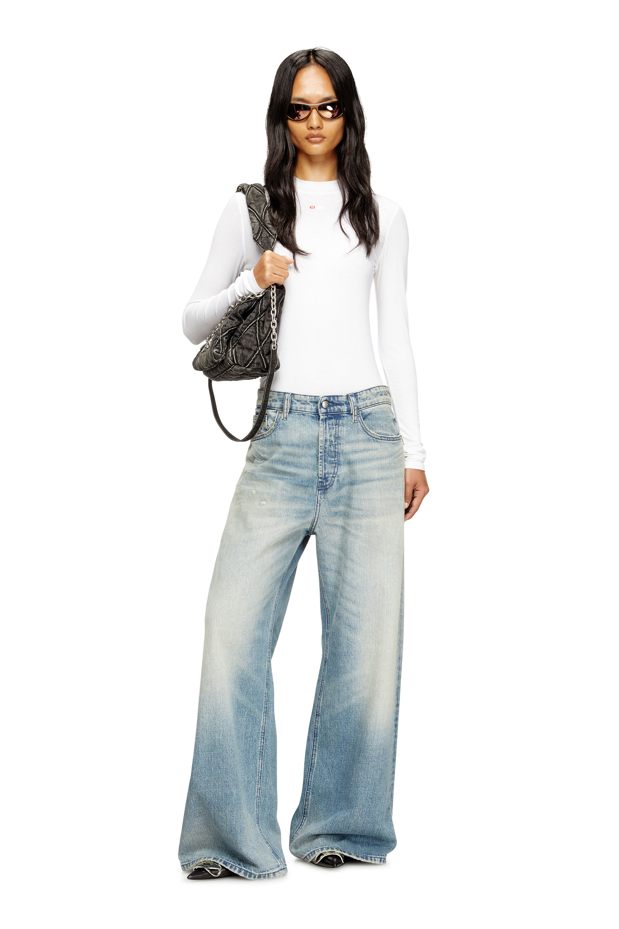 Diesel - Female's Relaxed Jeans 1996 D-Sire 0DBEC, ライトブルー - 1