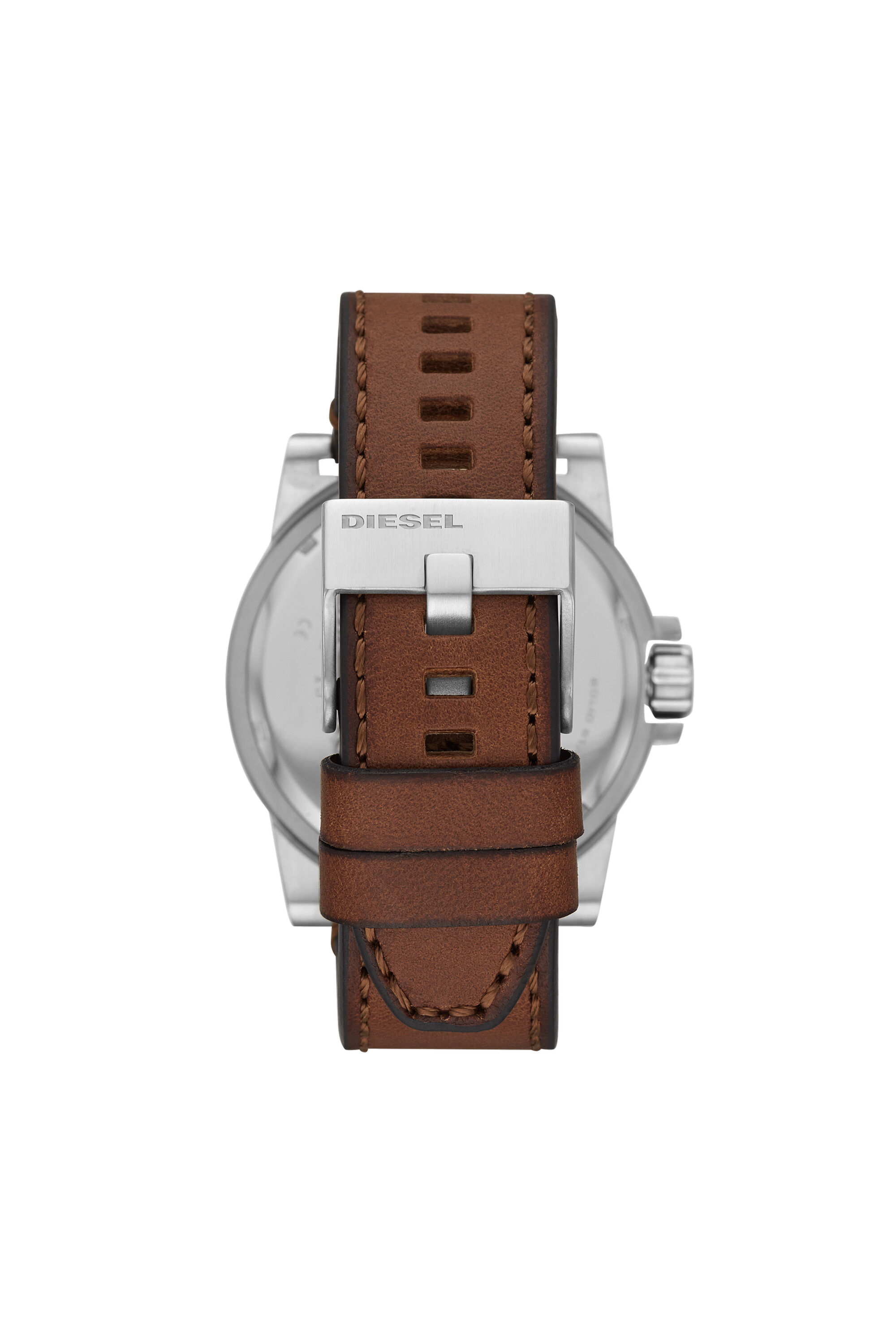 Diesel - DZ1910, Male's D-48 Three-Hand Brown Leather Watch in ブラウン - 2
