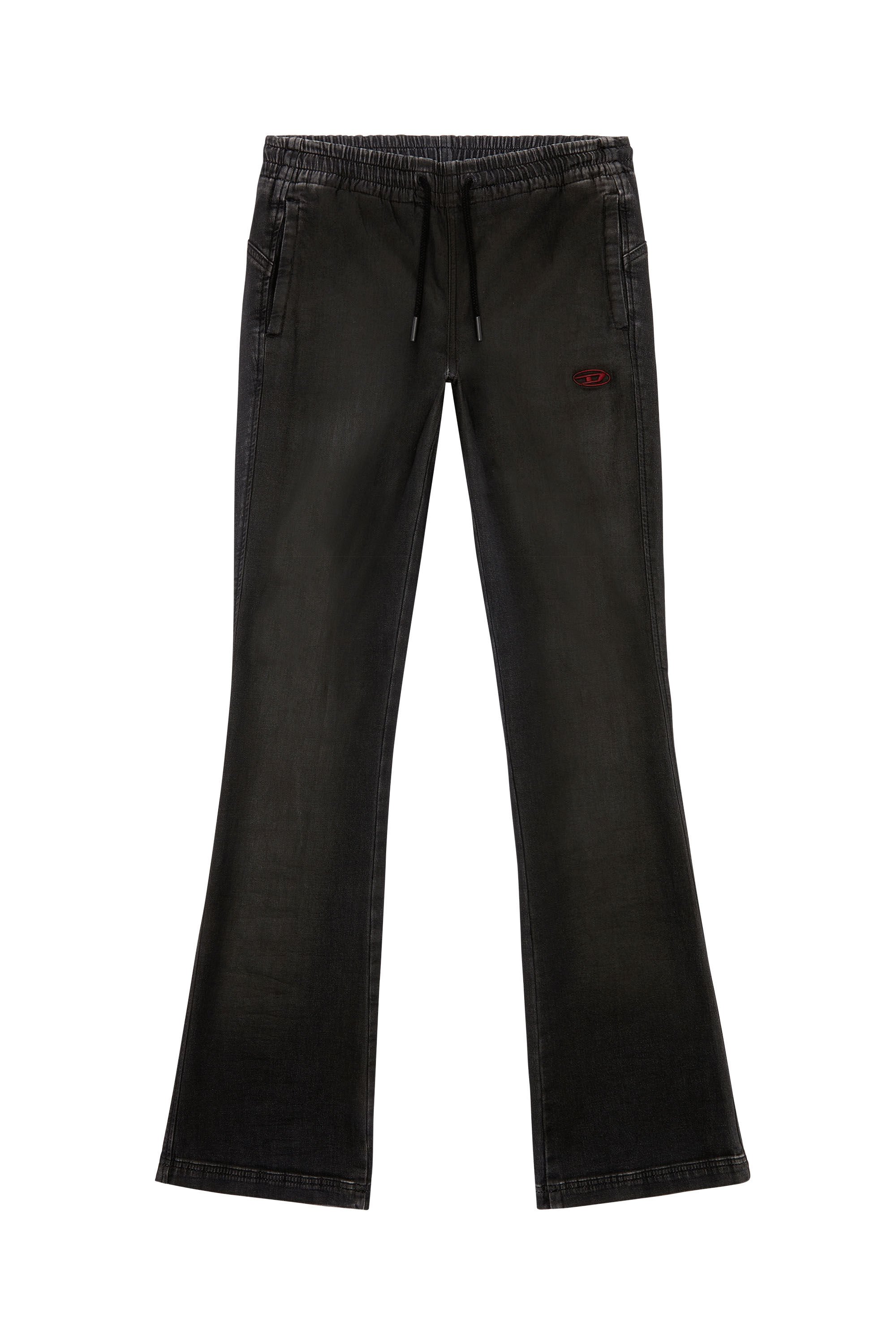 Diesel - Female's Bootcut 2069 D-Ebbey Joggjeans® 068HU, ブラック/ダークグレー - 2