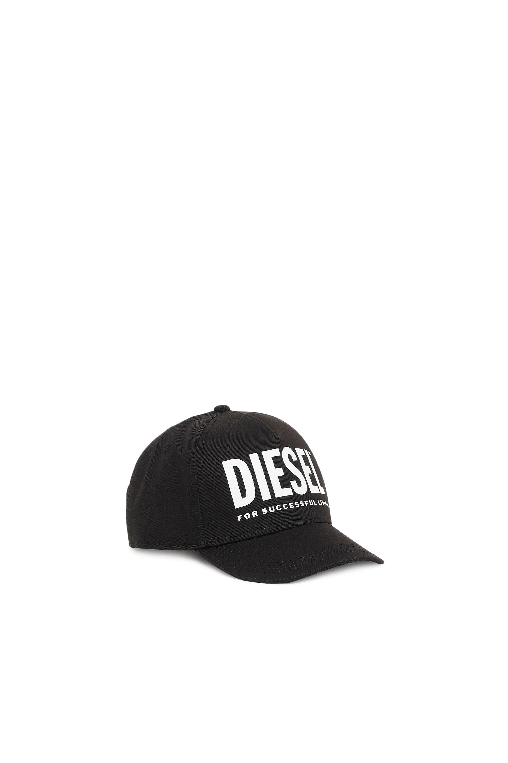 Diesel - FOLLY, Unisex's ベースボールキャップ ロゴ in ブラック - 1