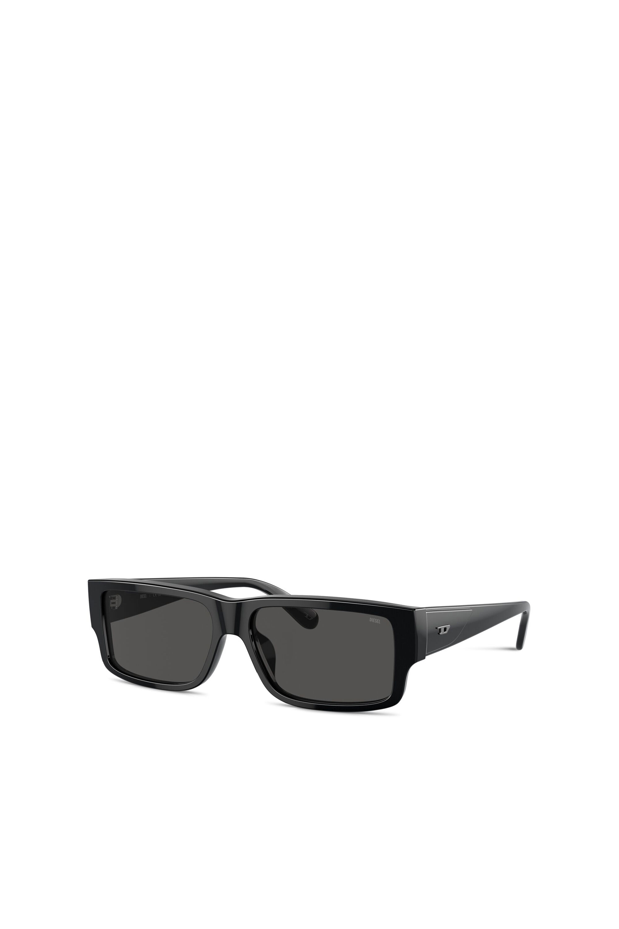 0DL2003 SIZE 57 Rectangle sunglasses｜グレー｜メンズ｜DIESEL
